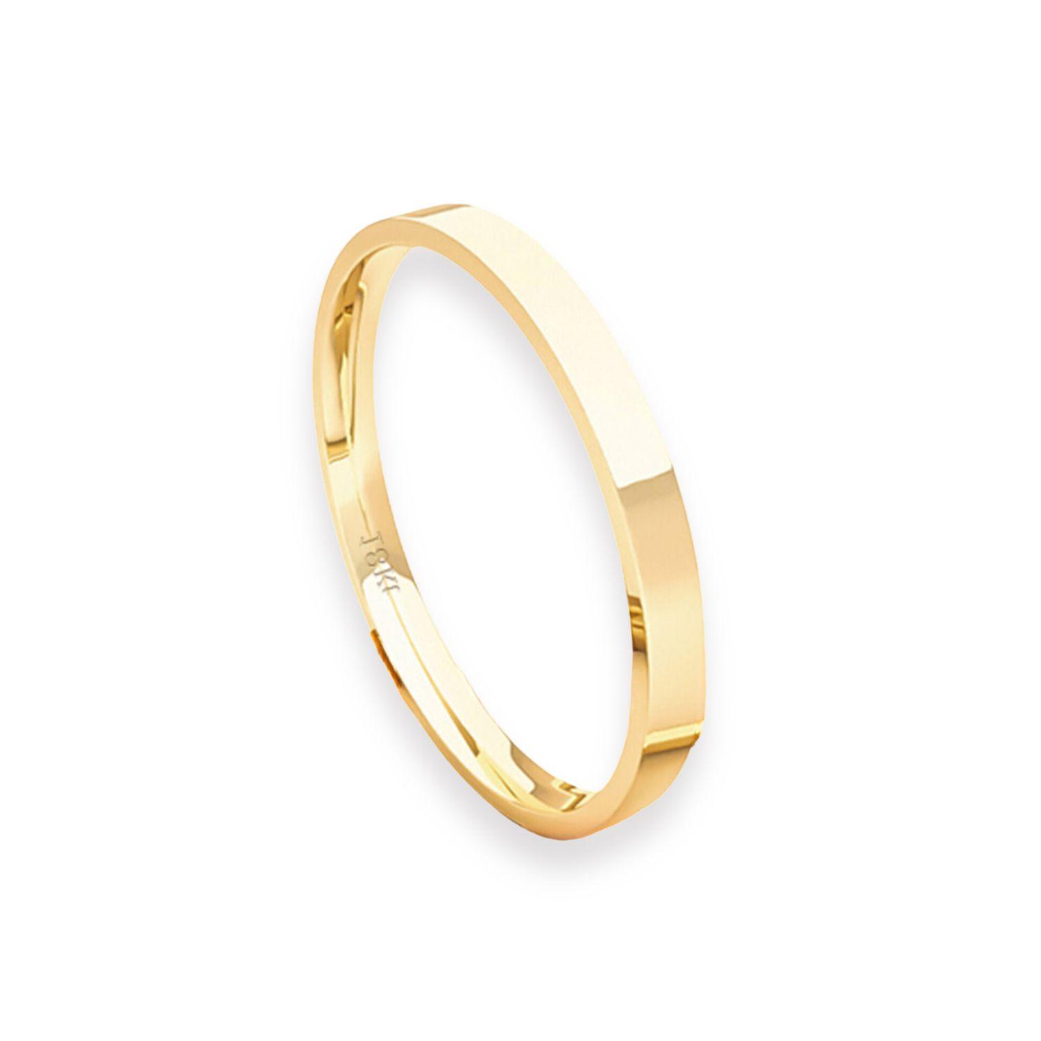 Argolla Matrimonio de Oro Amarillo 18kt Tubo ErgoFit Siena de 2,0mm-2