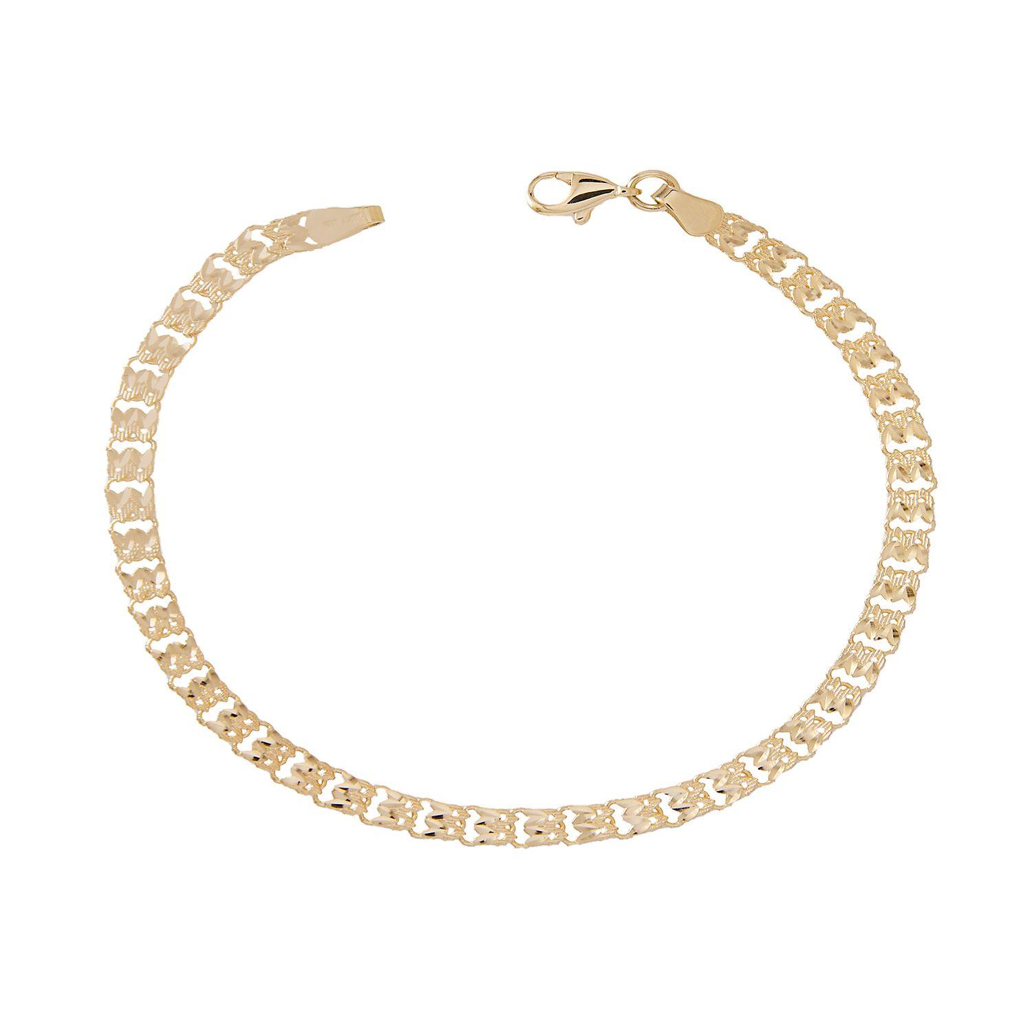 Pulsera de Oro 18kt Corazones Unidos-2