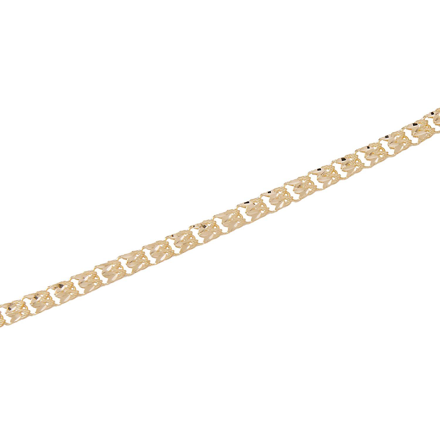 Pulsera de Oro 18kt Corazones Unidos-1