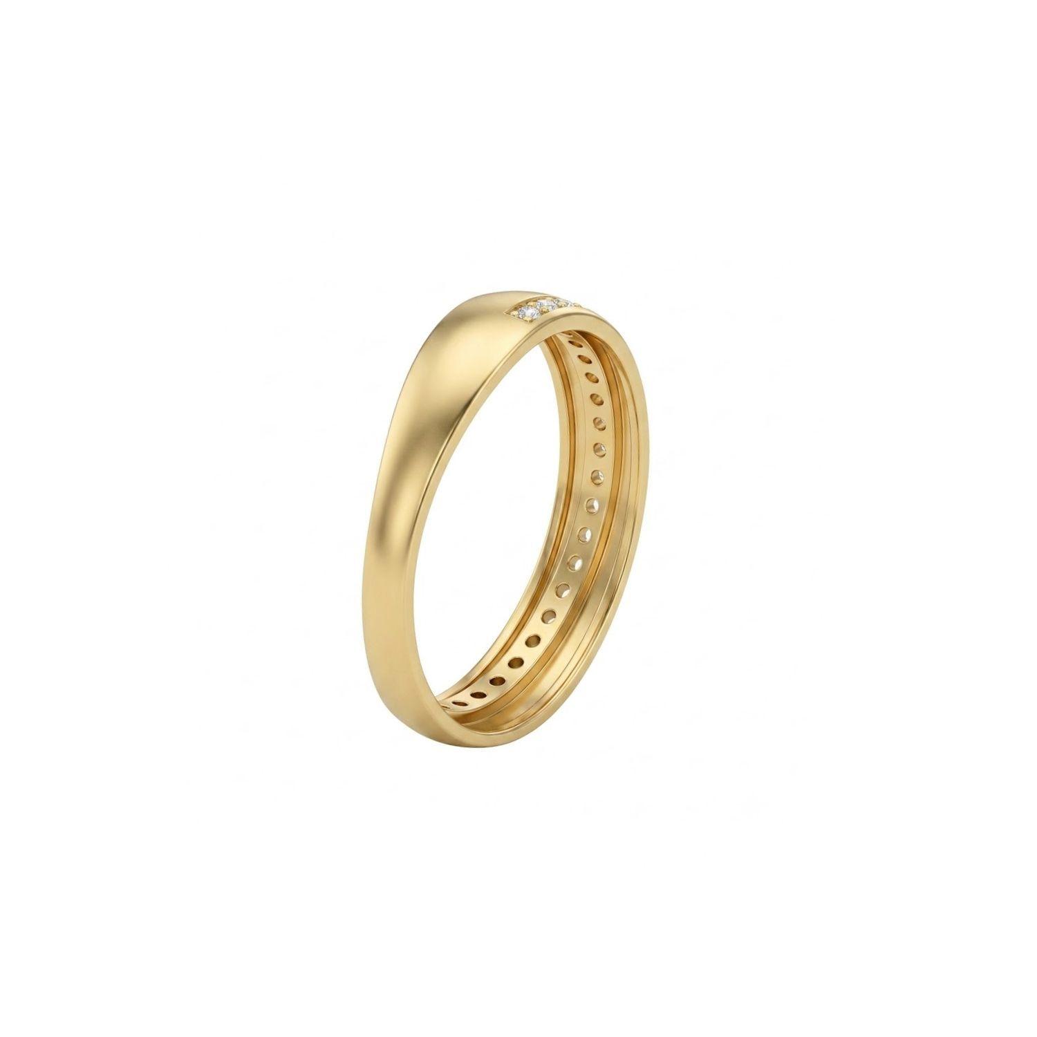 Anillo de Oro 18kt Signature Circon-2