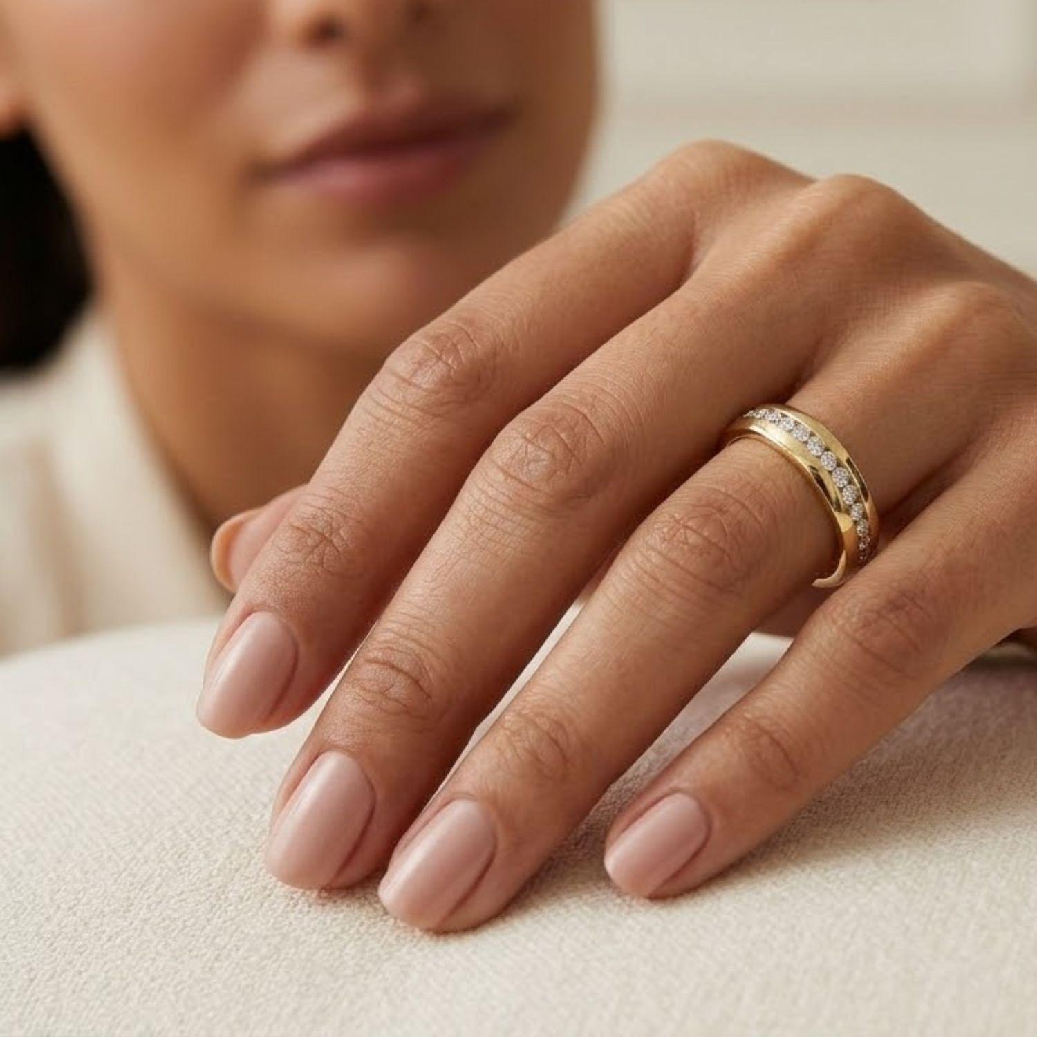 Anillo de Oro 18kt Signature Circon-3