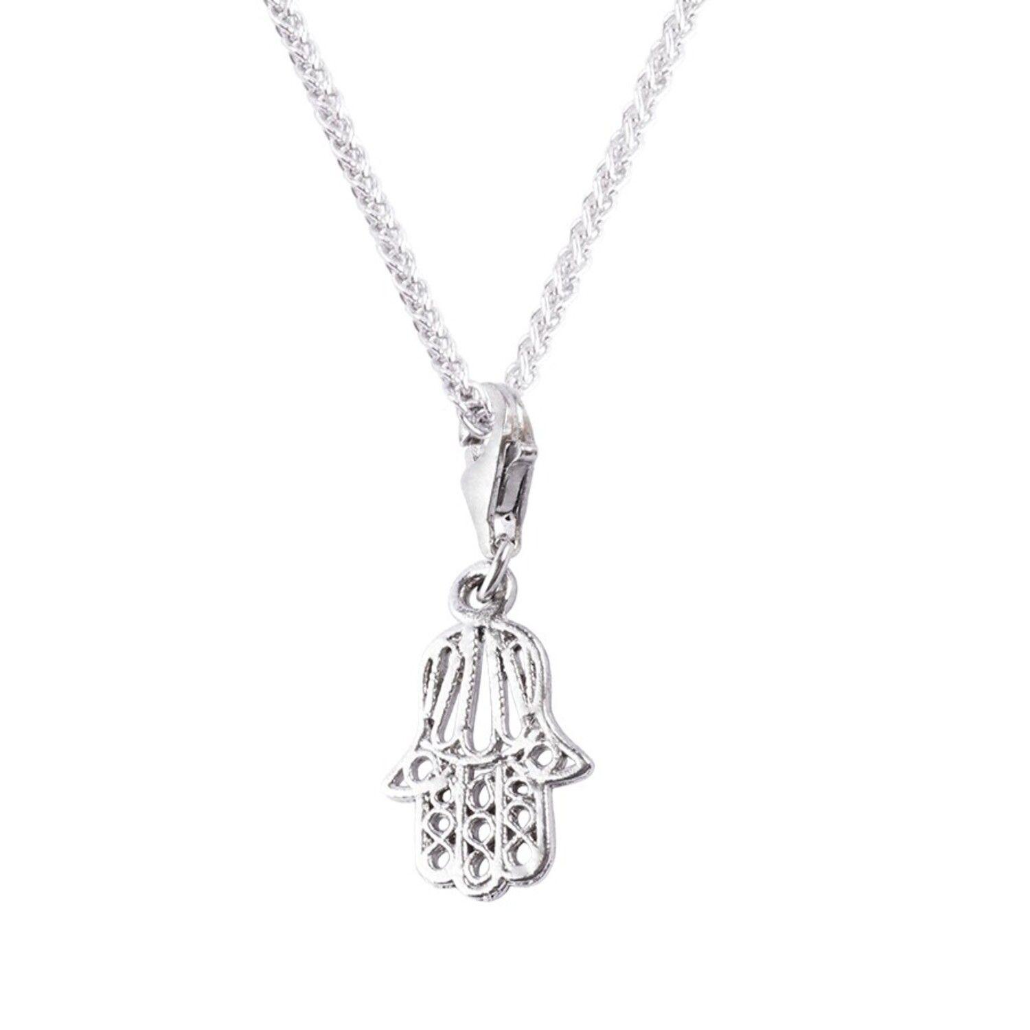 Colgante de Plata Esterlina 925 Mano de Fatima 5-2