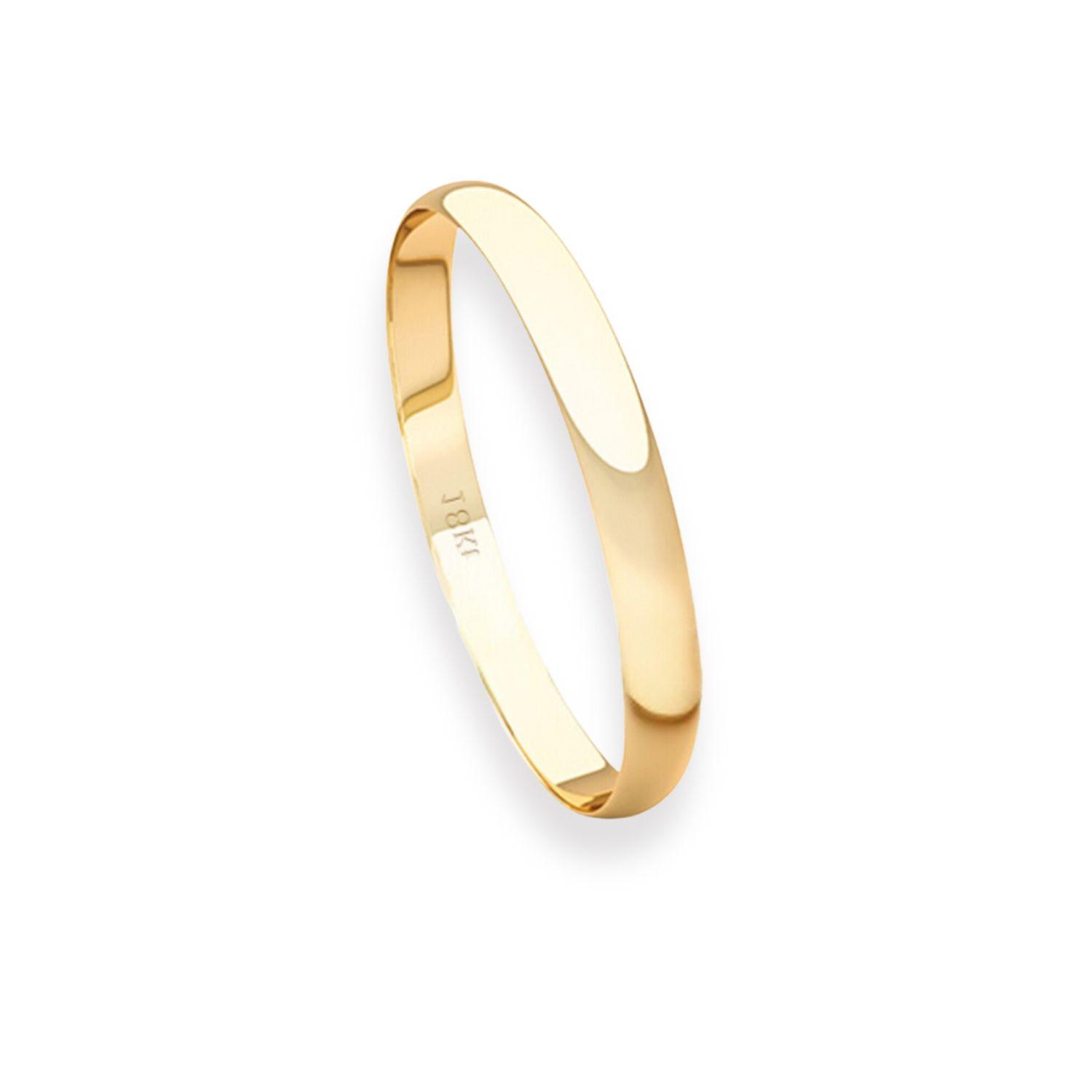 Argolla Matrimonio Ilusión de Oro Amarillo 18kt Ingles Verona de 2,0mm-2