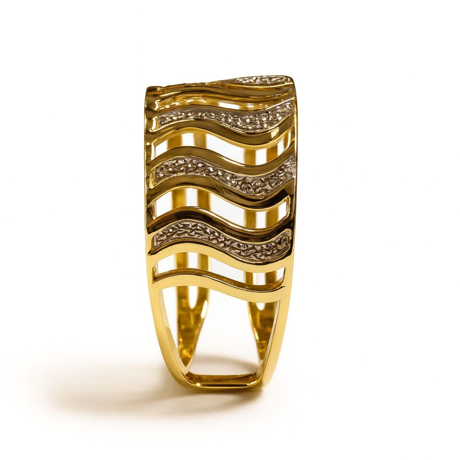 Anillo Oro 18kt Bitono-2
