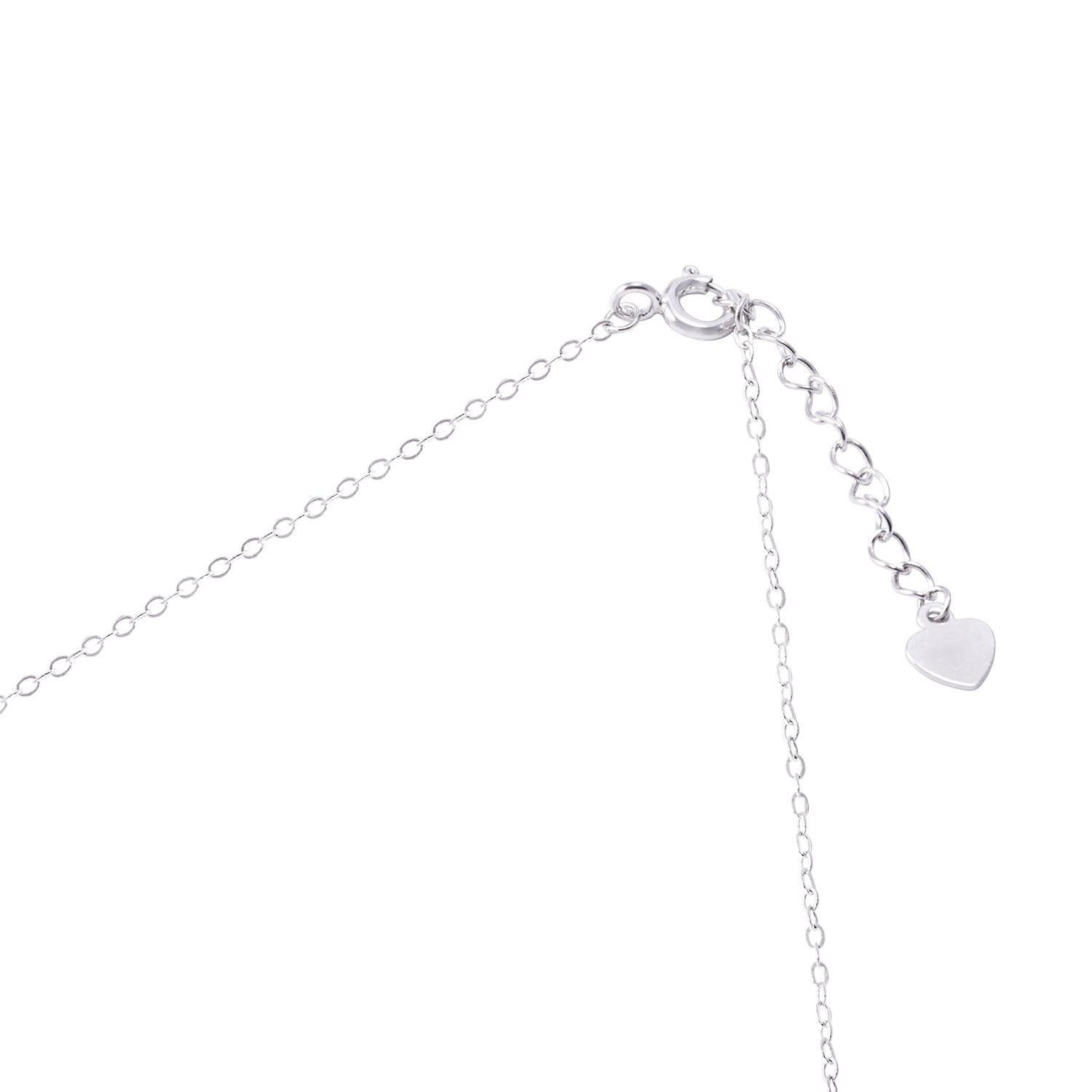 Collar de Plata Esterlina 925 Corazon con Circon-2