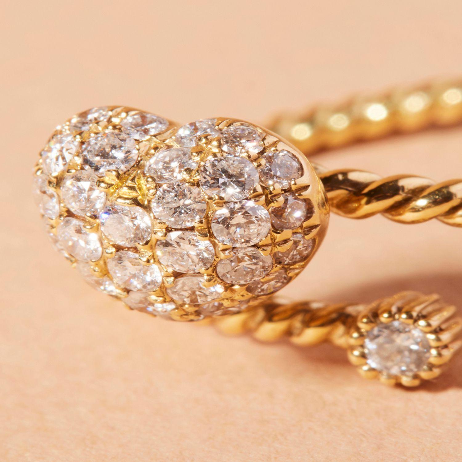 Anillo Oro Amarillo 18kt Diamantes Corazón 1Qts | Danielle Costantini-2