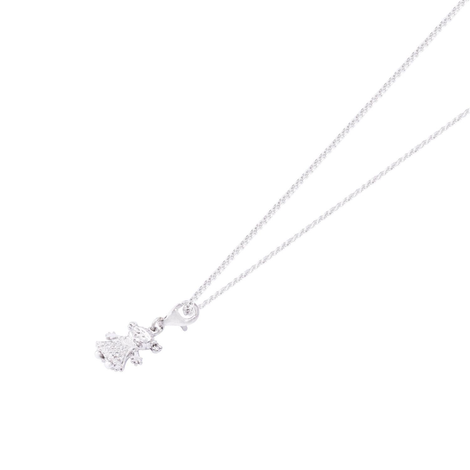 Colgante de Plata Esterlina 925 Niña Circonita-2