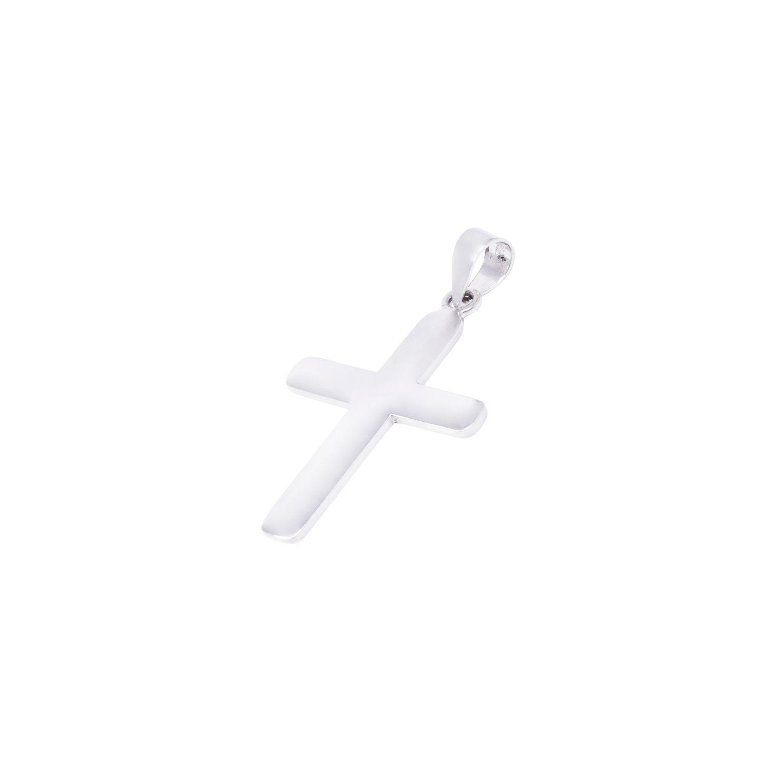 Colgante de Plata Esterlina 925 CRUZ 35X25MM-0