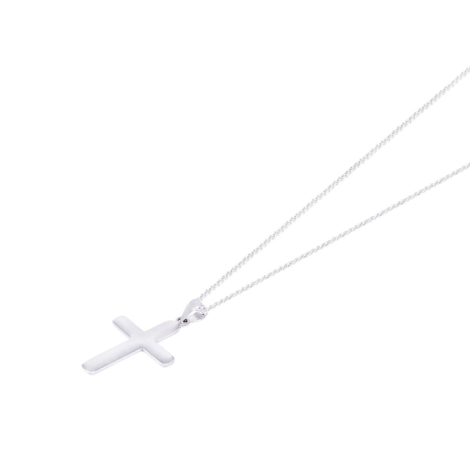 Colgante de Plata Esterlina 925 CRUZ 35X25MM-1