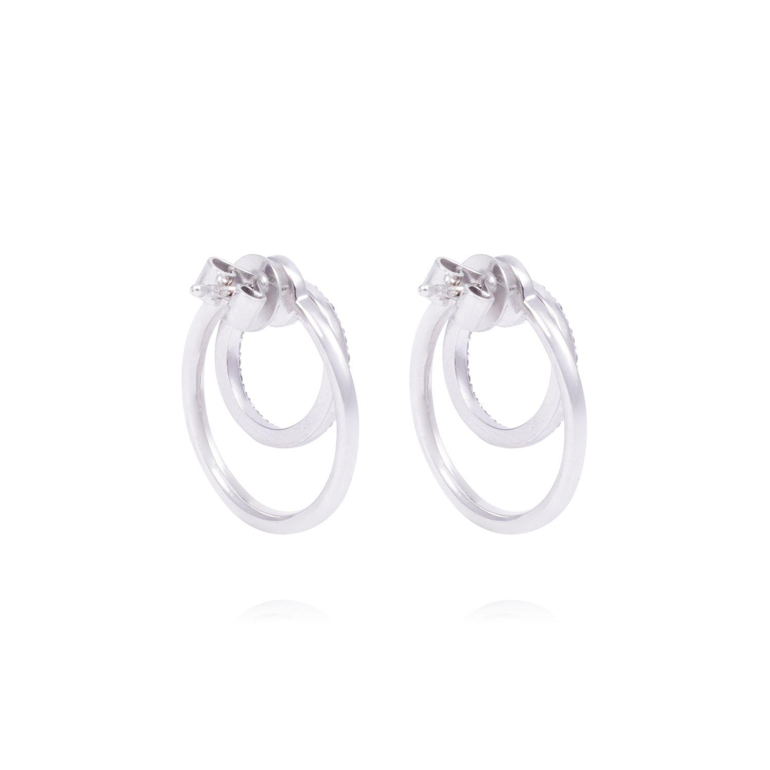 Aros Oro Blanco 18kt 56 Diamantes de 0,3 Pts-2