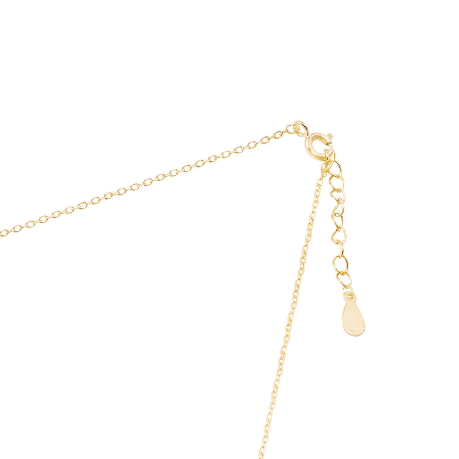 Collar de Plata Esterlina 925 Choker Cruces Colgantes Revestido en 18Kt-2
