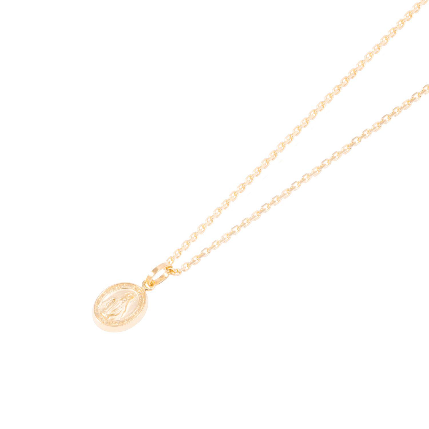 Colgante Oro Amarillo 18kt Medalla Milagrosa 10mm-2