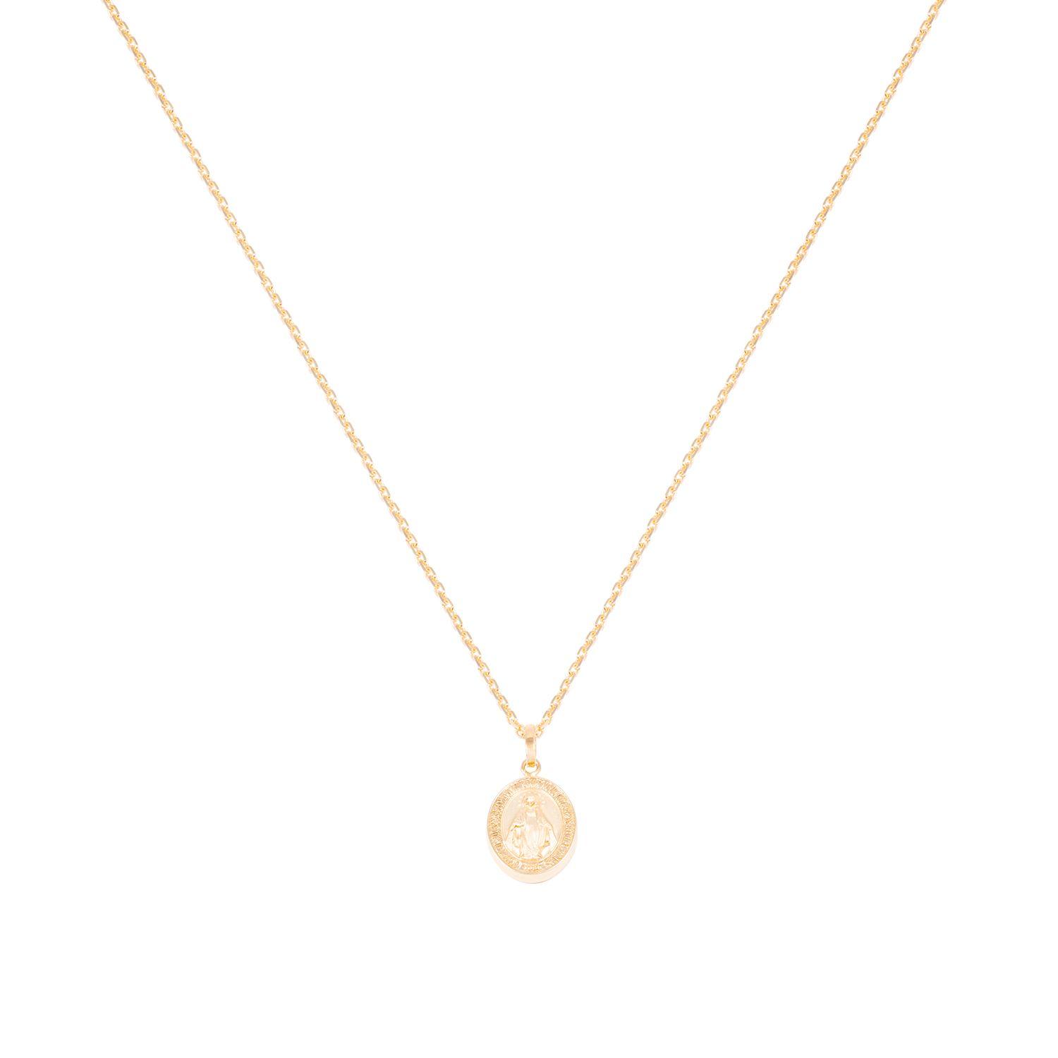 Colgante Oro Amarillo 18kt Medalla Milagrosa 13mm-3