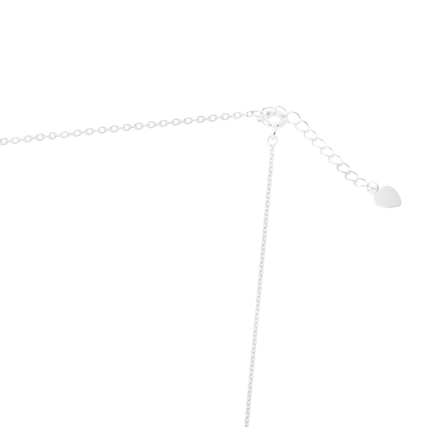 Collar de Plata Esterlina 925 Corazon Inflado-2