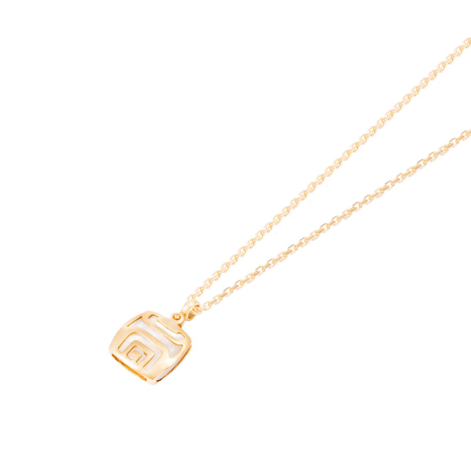 Colgante Oro Amarilo 18kt Nácar y Diseño-1