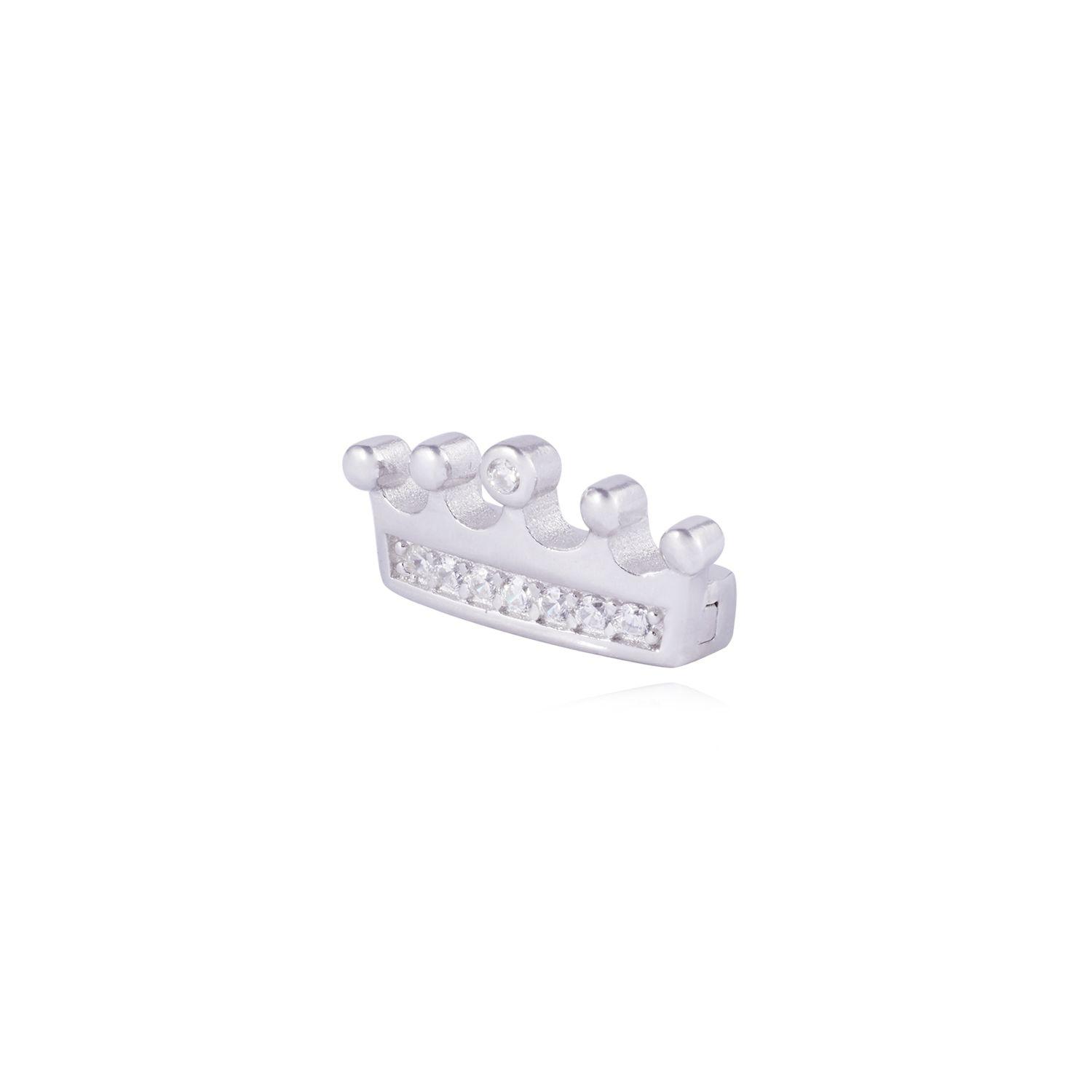 Dije de Plata broche Coronita con Circonita-1