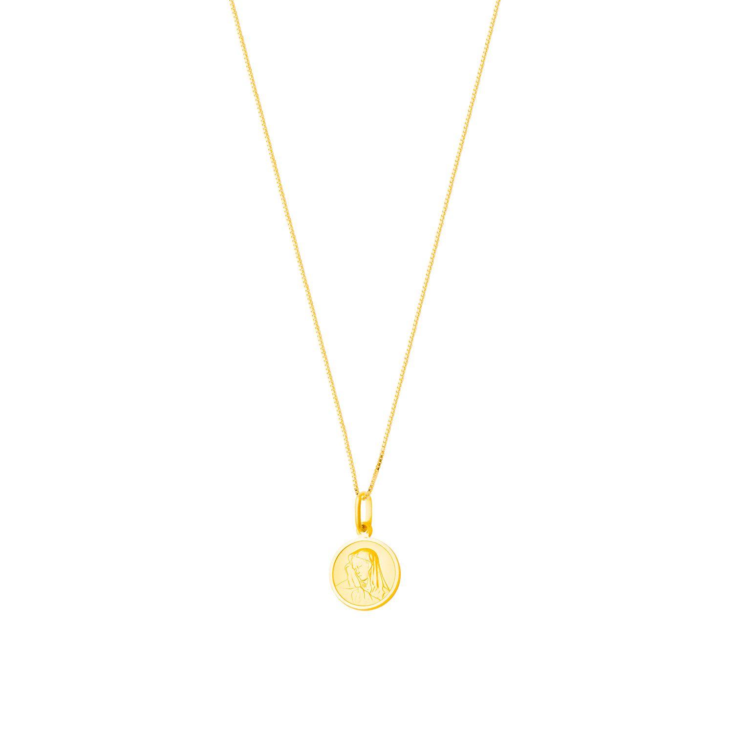 Colgantes de Oro 18kt Modelo Niña Virgen-2