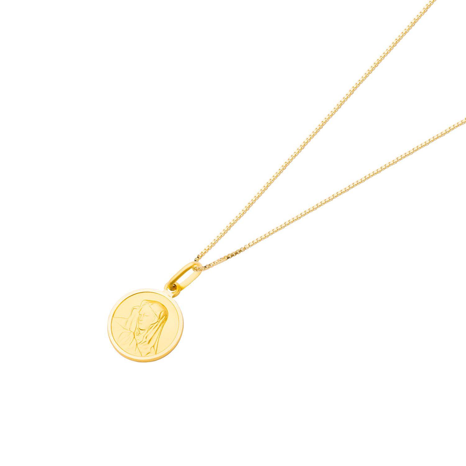 Colgantes de Oro 18kt Modelo Niña Virgen-1