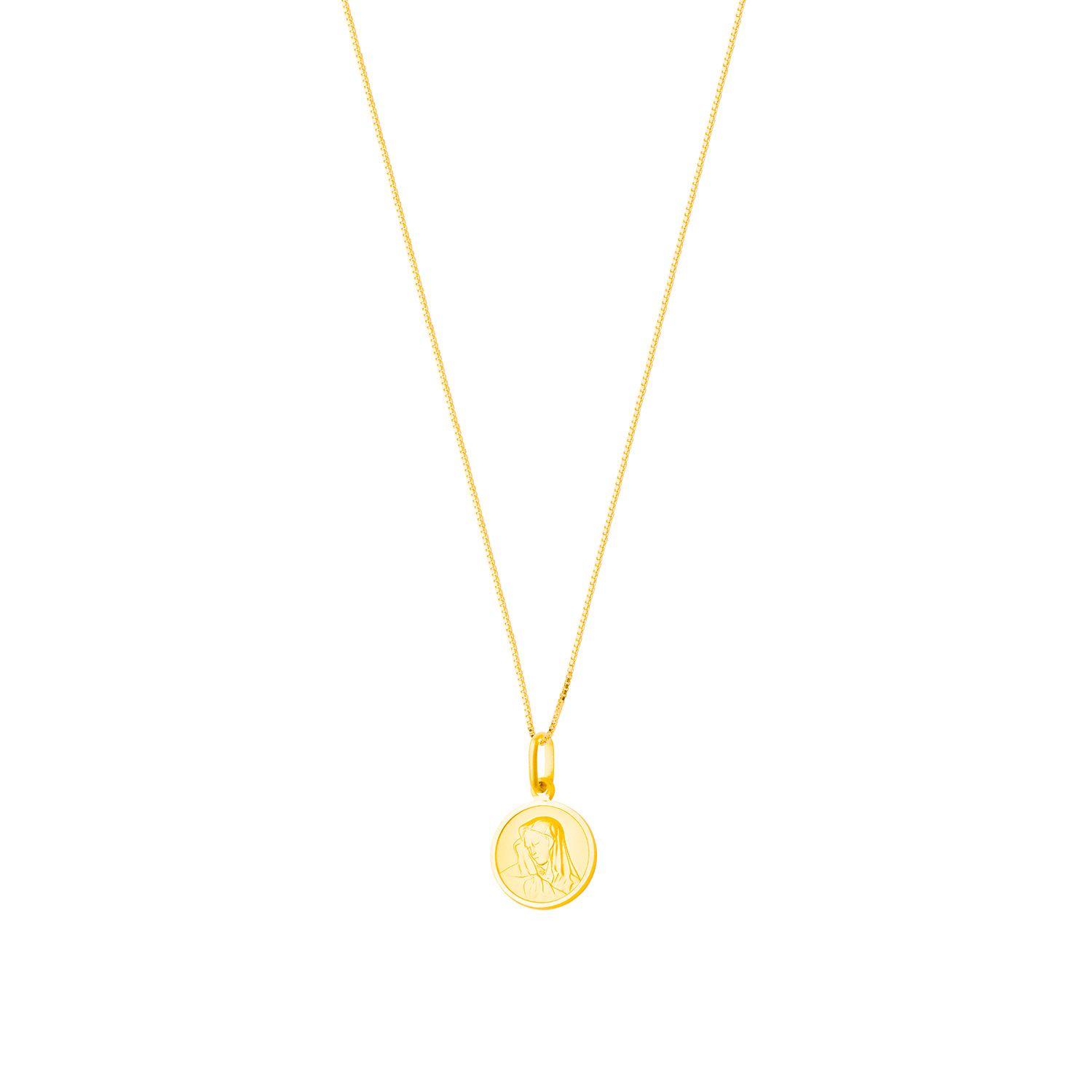 Colgantes de Oro 18kt Modelo Niña Virgen-2