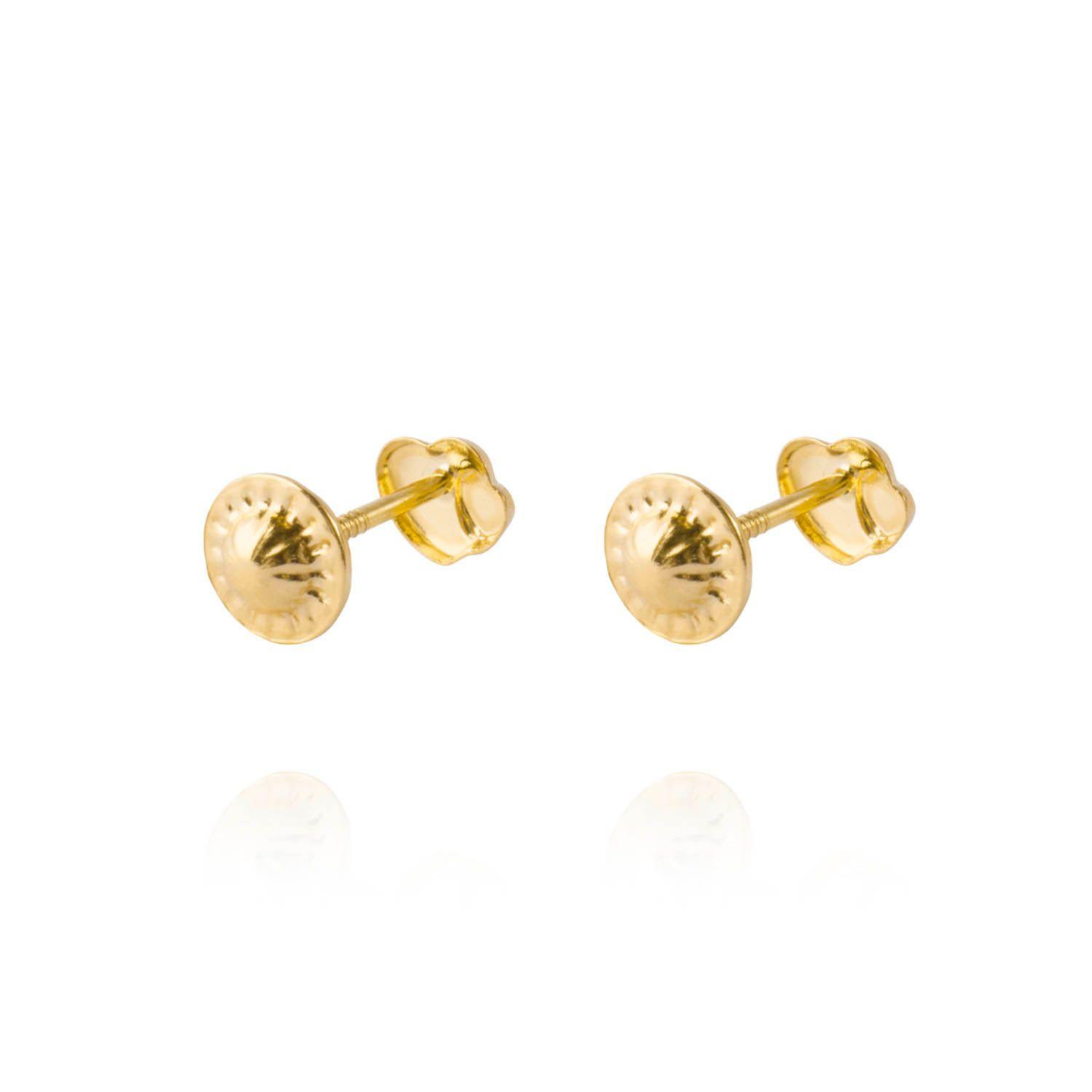 Aros de Oro 18kt Doble de Corazon-2