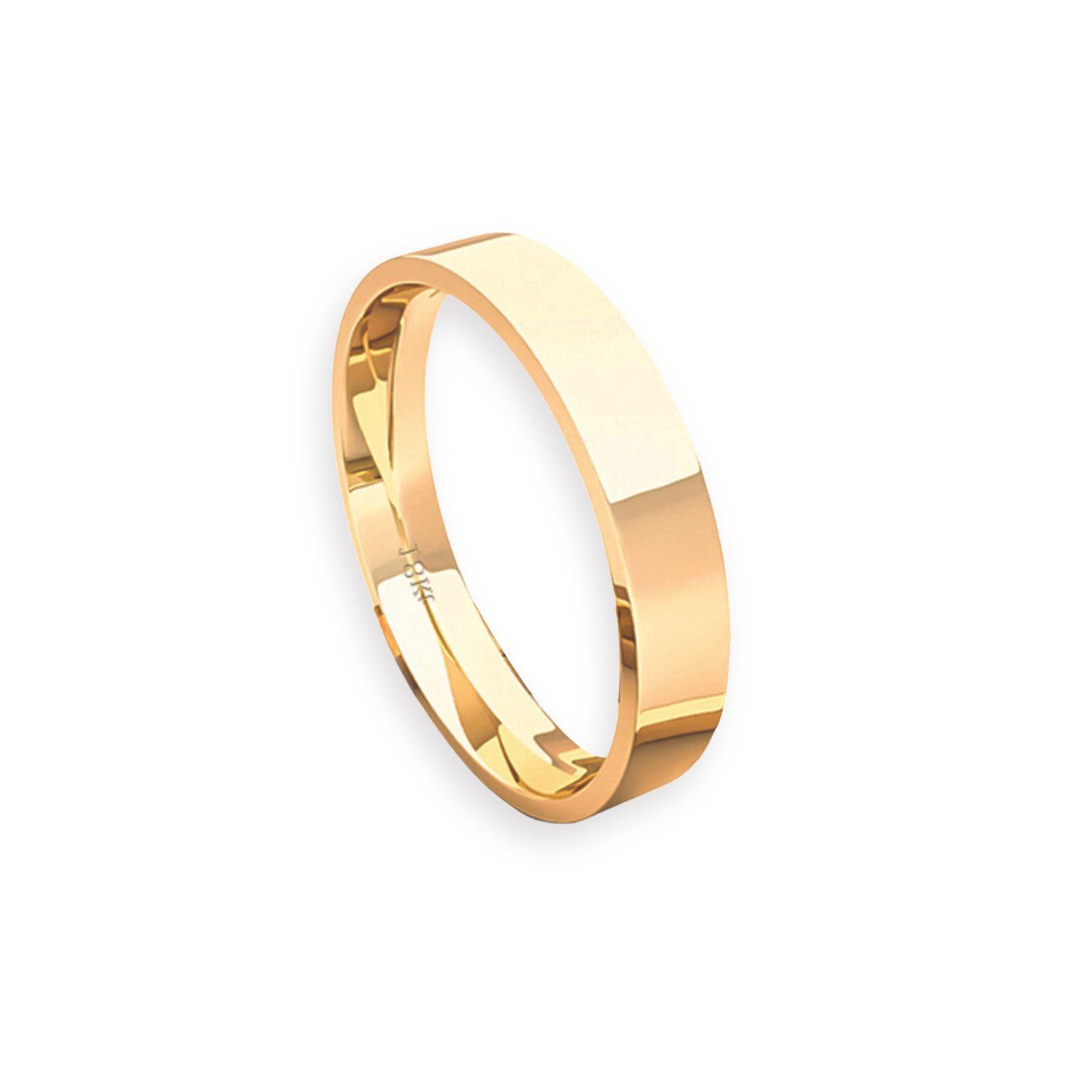 Argolla Matrimonio de Oro Amarillo 18kt Tubo ErgoFit Portus de 3,5mm-2