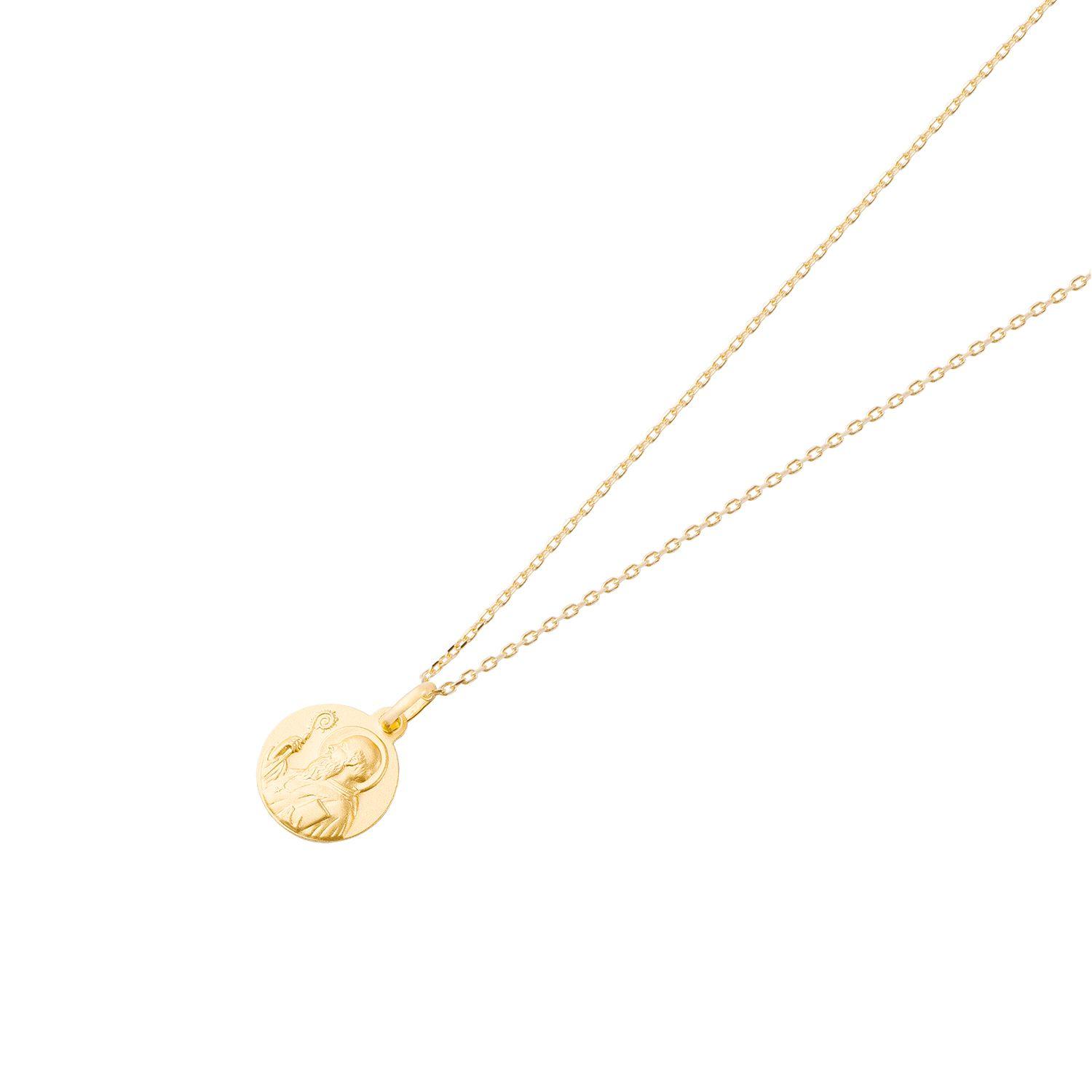 Colgante de Oro 18kt Escapulario San Benito 12mm-2