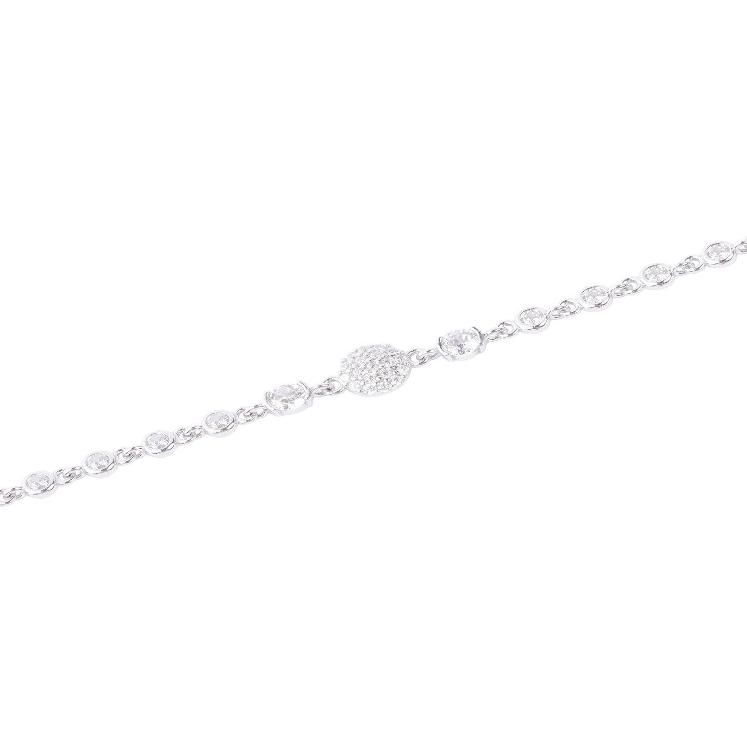 Pulsera de Plata Esterlina 925 29 Puntos Luz Circon-1