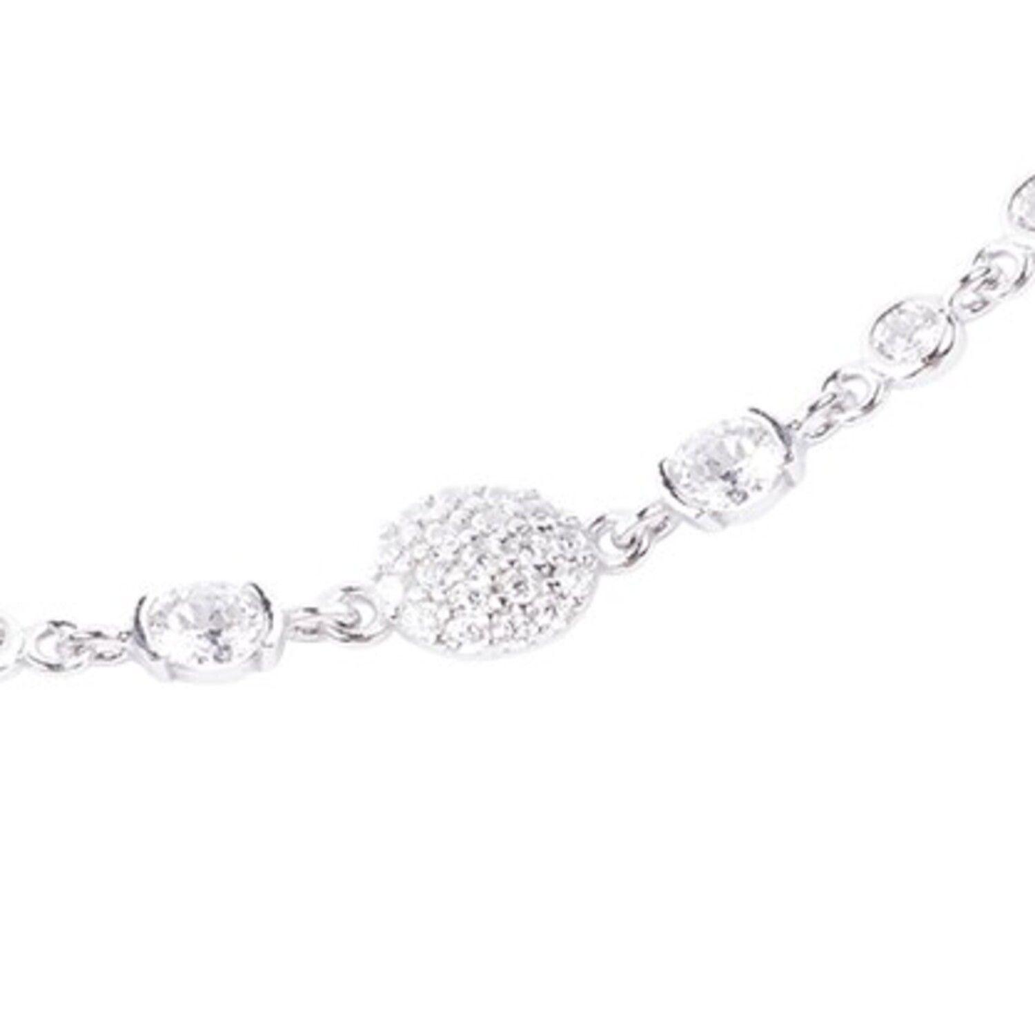 Pulsera de Plata Esterlina 925 29 Puntos Luz Circon-2