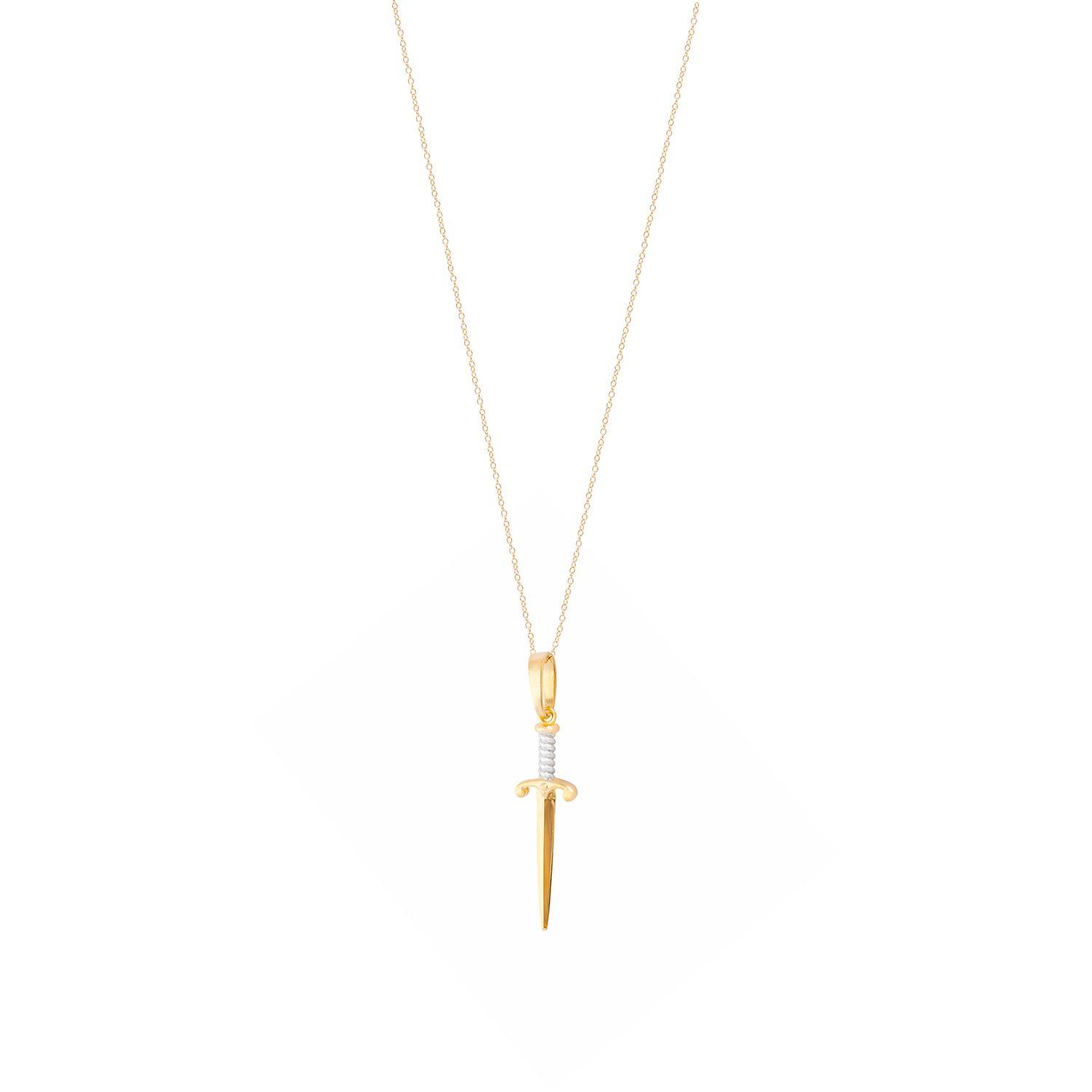 Collar de Oro 18kt Espada-2