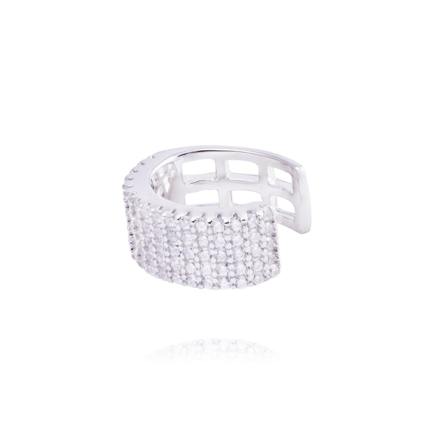 Piercing de Plata Esterlina 925 Earcuff circones-0