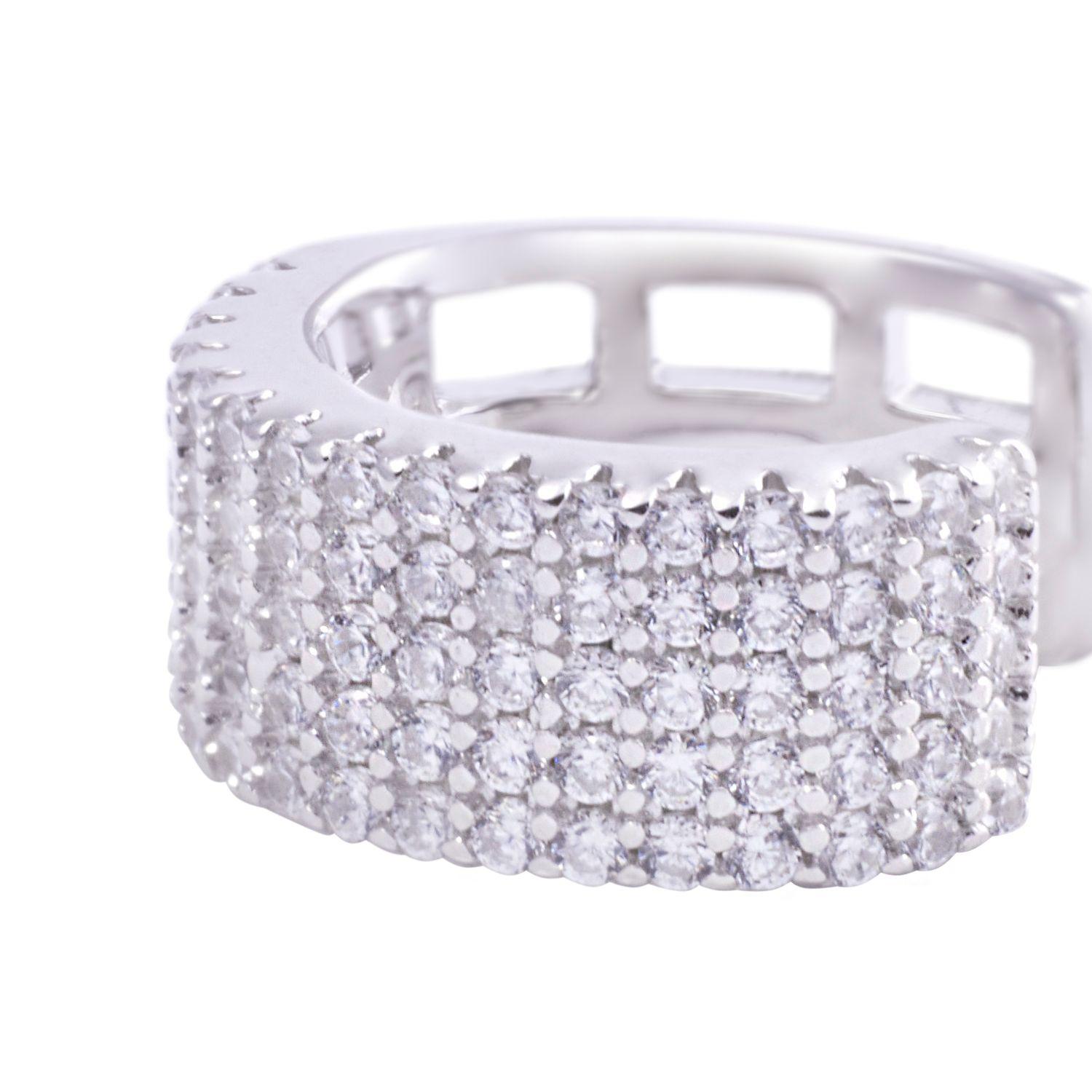 Piercing de Plata Esterlina 925 Earcuff circones-1