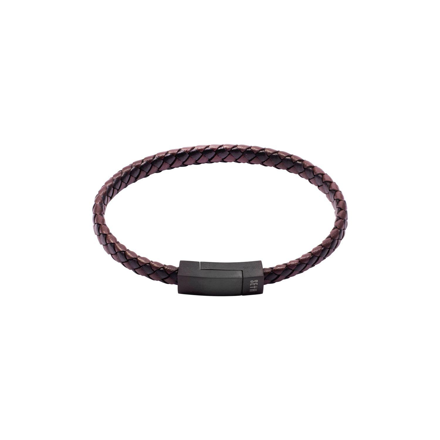 Pulsera de cuero Seth Spunk-0