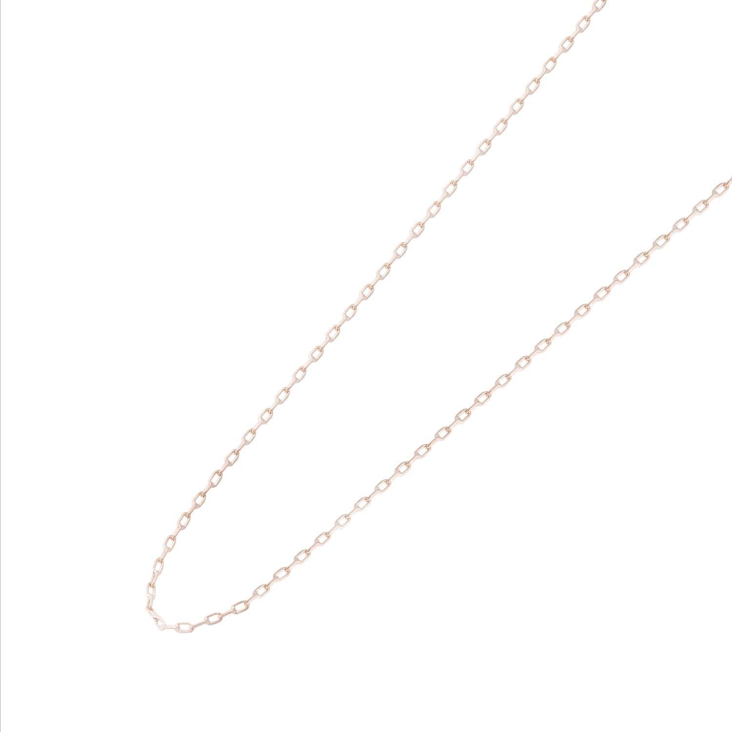 Cadena Oro Rosa 18kt Limada-0