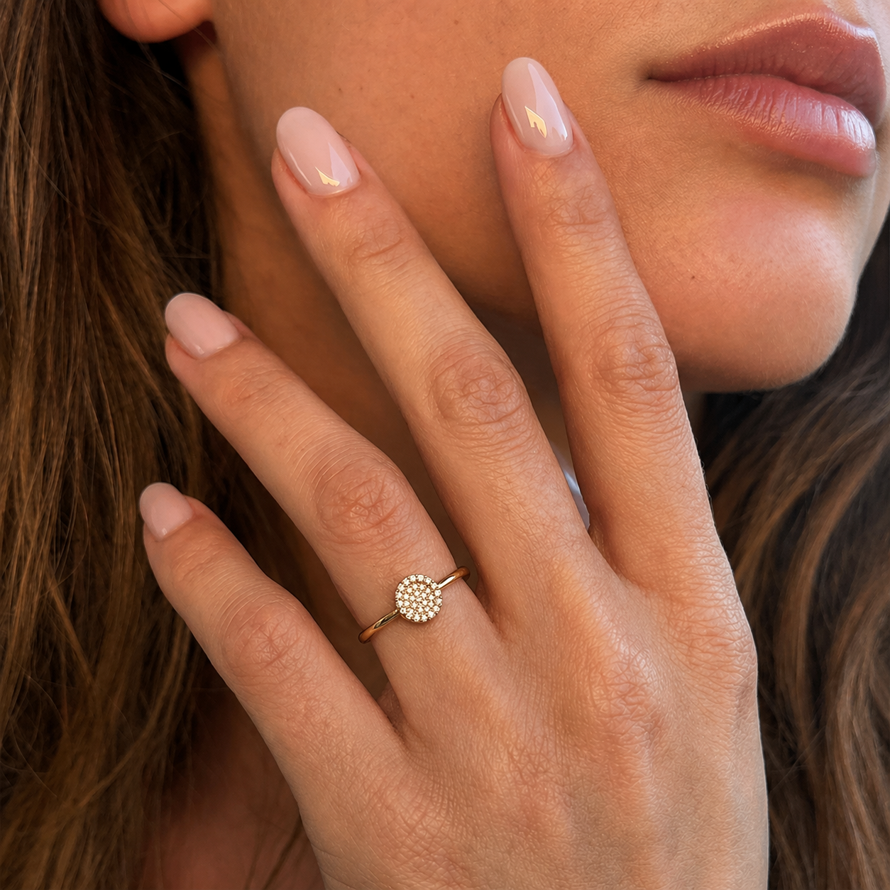 Anillo de Oro 18kt Circonita Sello-3