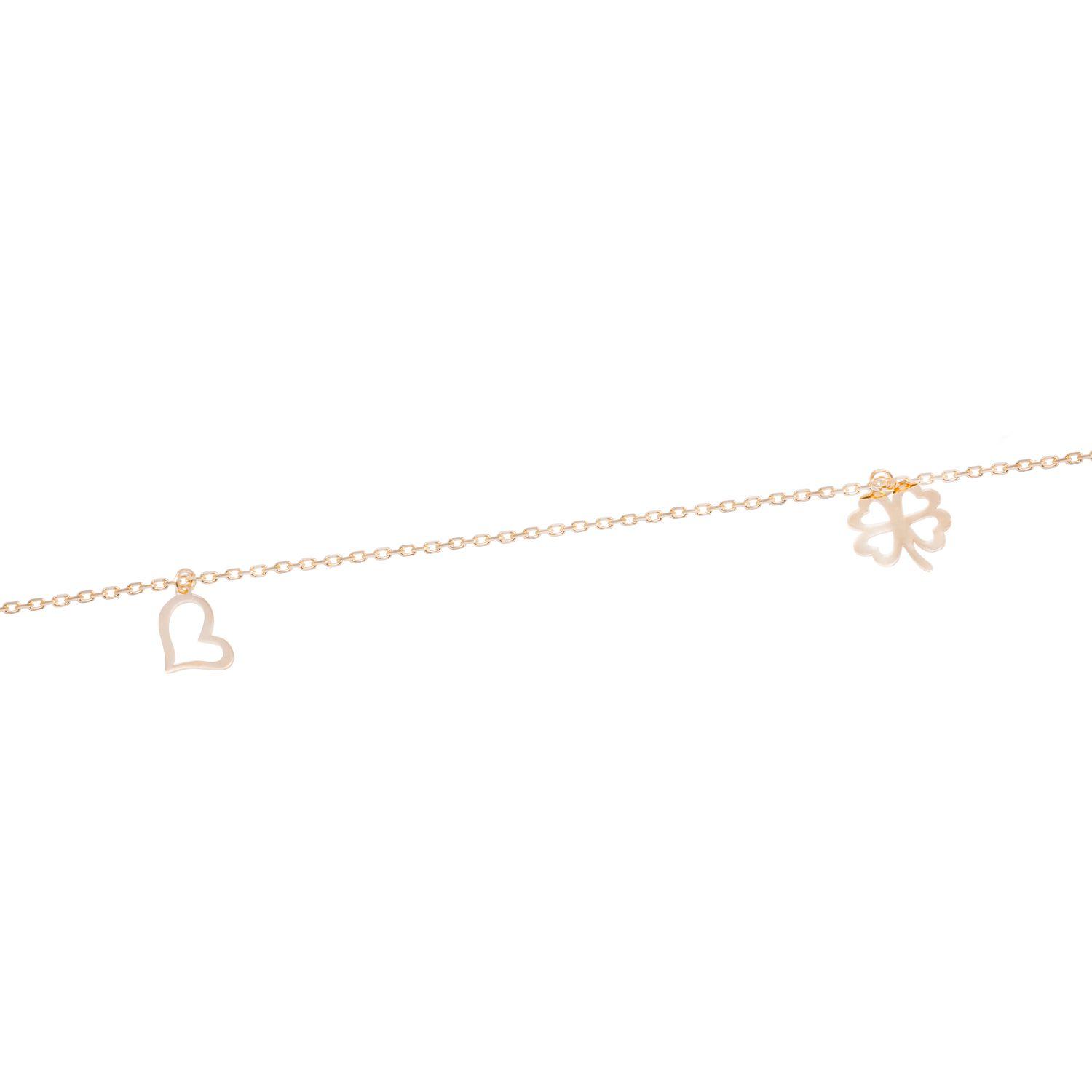 Tobillera Oro Amarillo 18kt Decoraciones-2