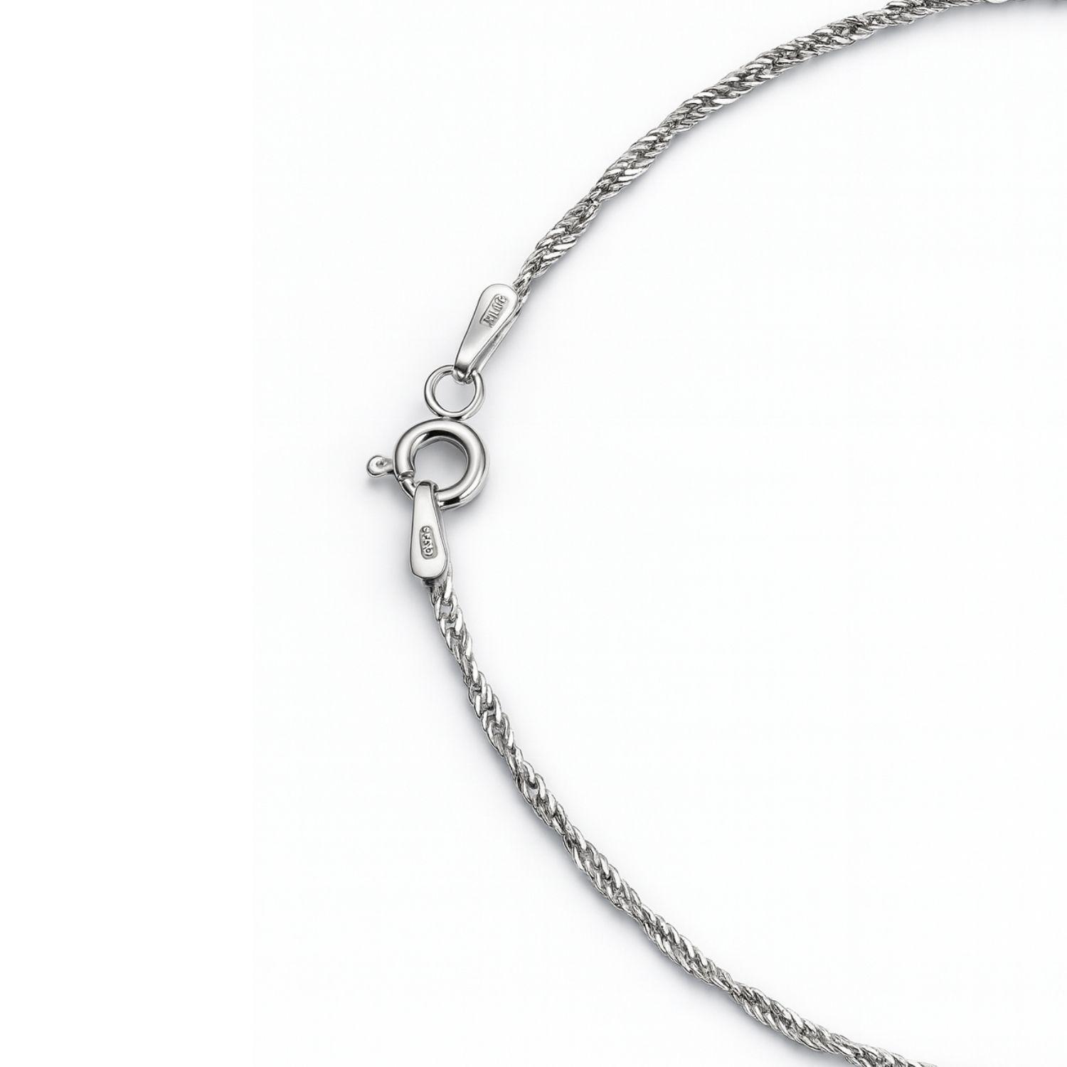 Cadena de Plata Esterlina 925 Singapur-2
