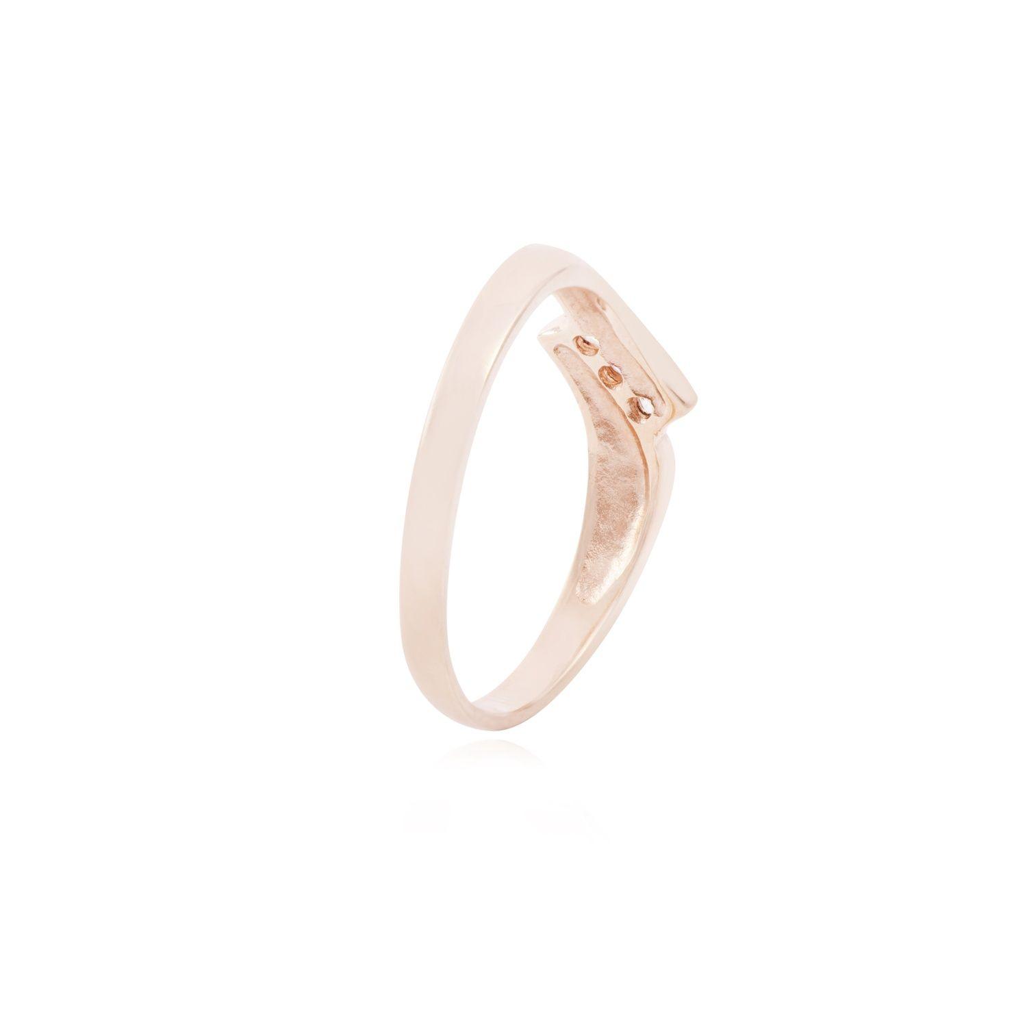 Anillo Oro Miel 18kt Tres Circones-2