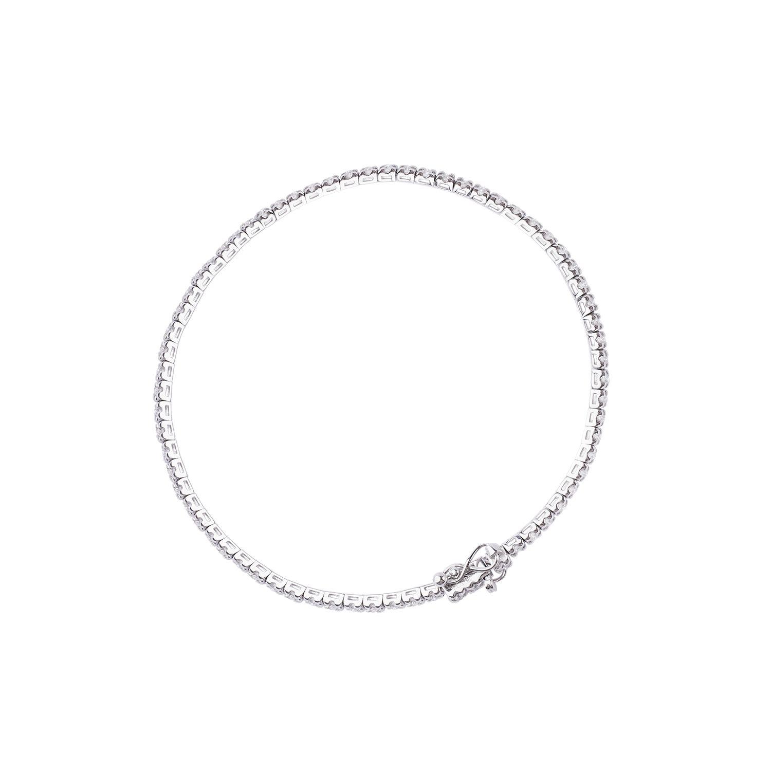 Pulseras de Oro 18kt con Diamantes Modelo Brazalete, 56 Puntos-2