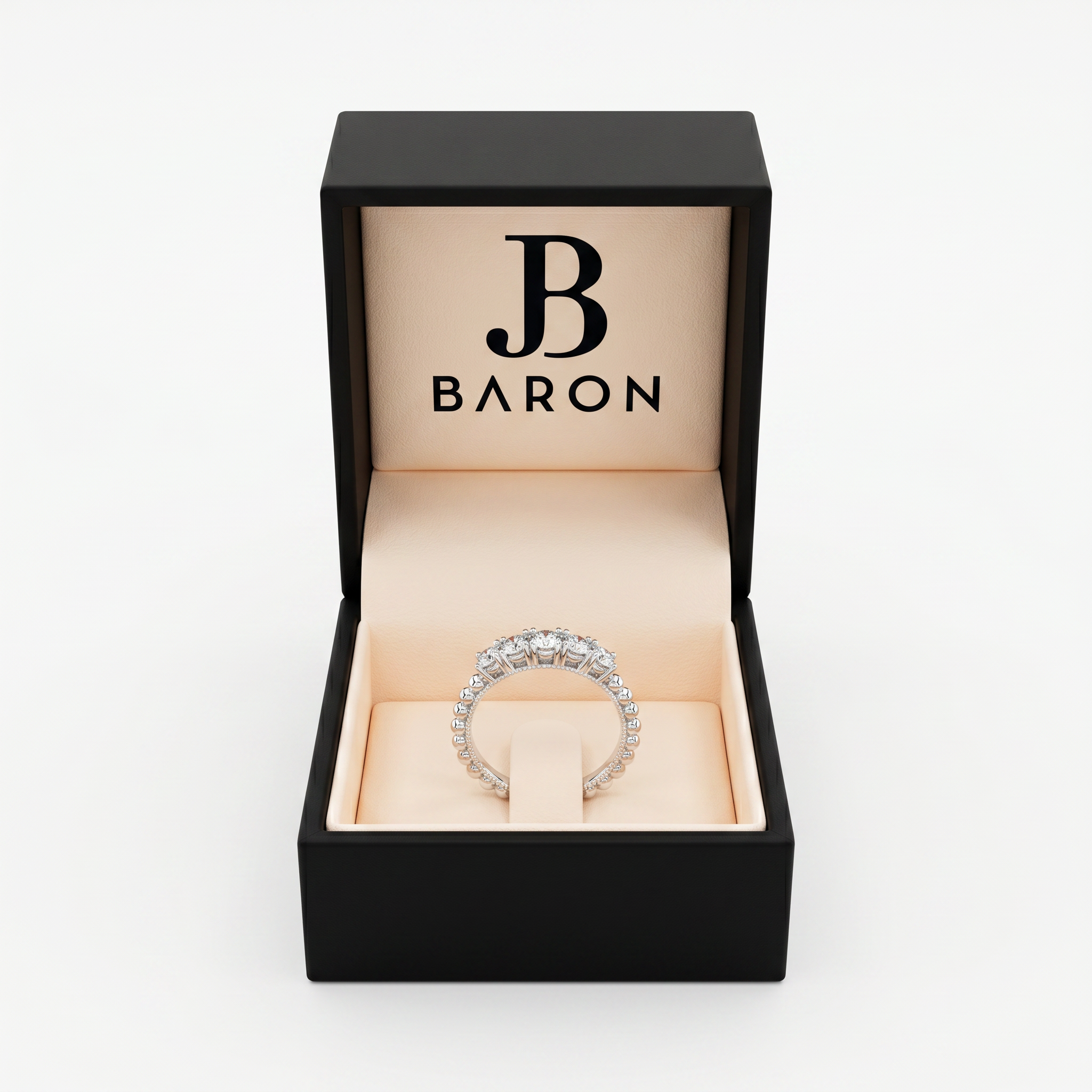 Anillo Oro Blanco 18kt Diamantes 38 Pts Tiara-2