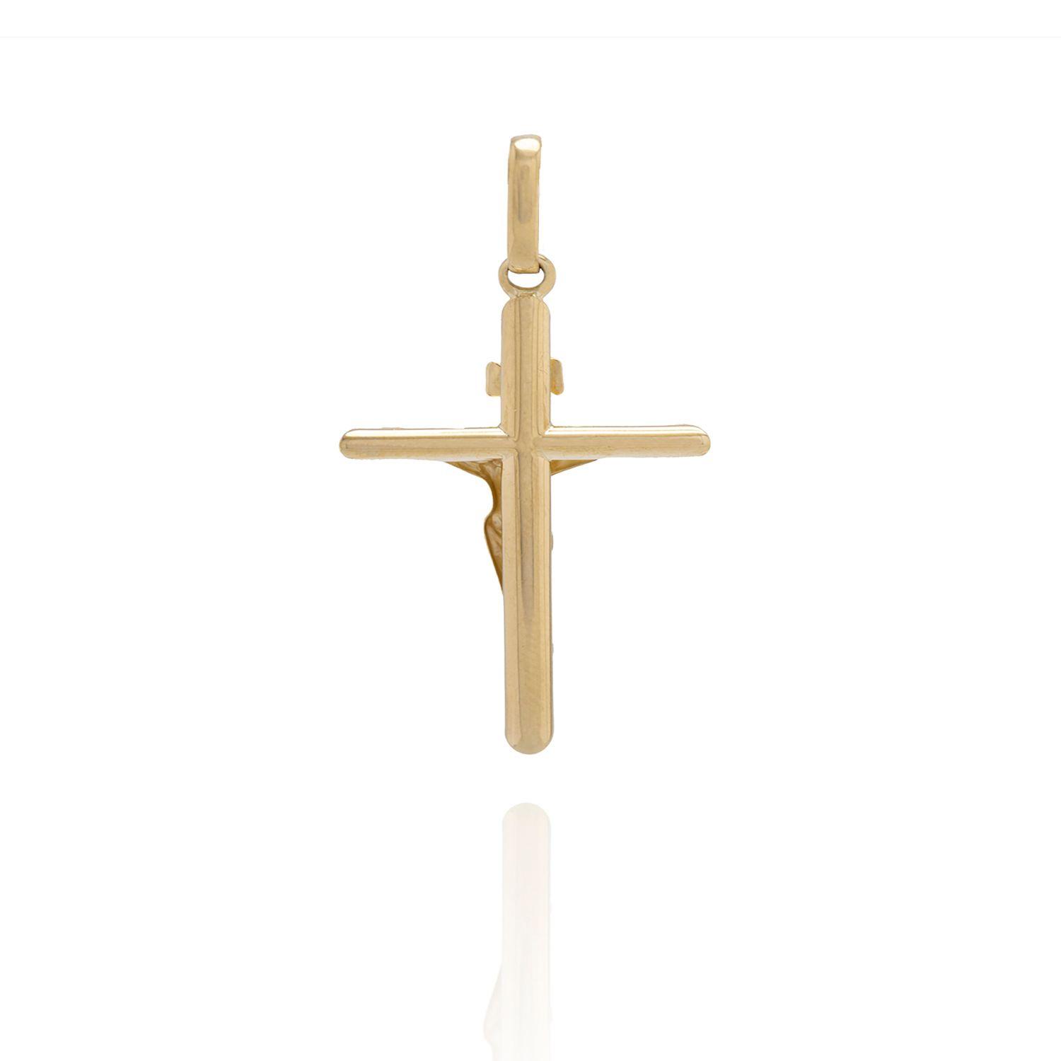 Colgante de Oro 18kt Cruz Cristo-2