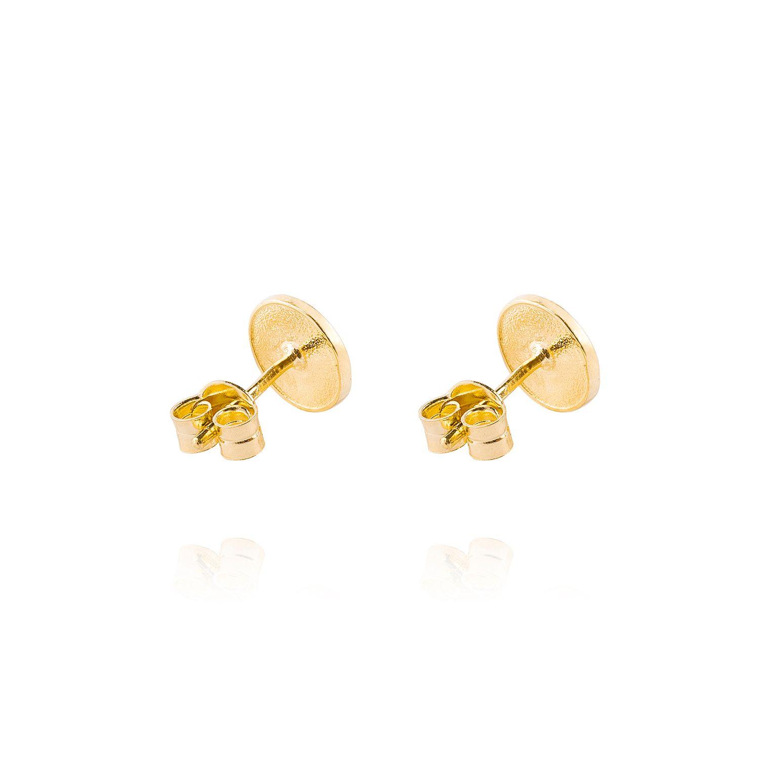 Aros de Oro 18kt Modelo Círculo Patitas-2