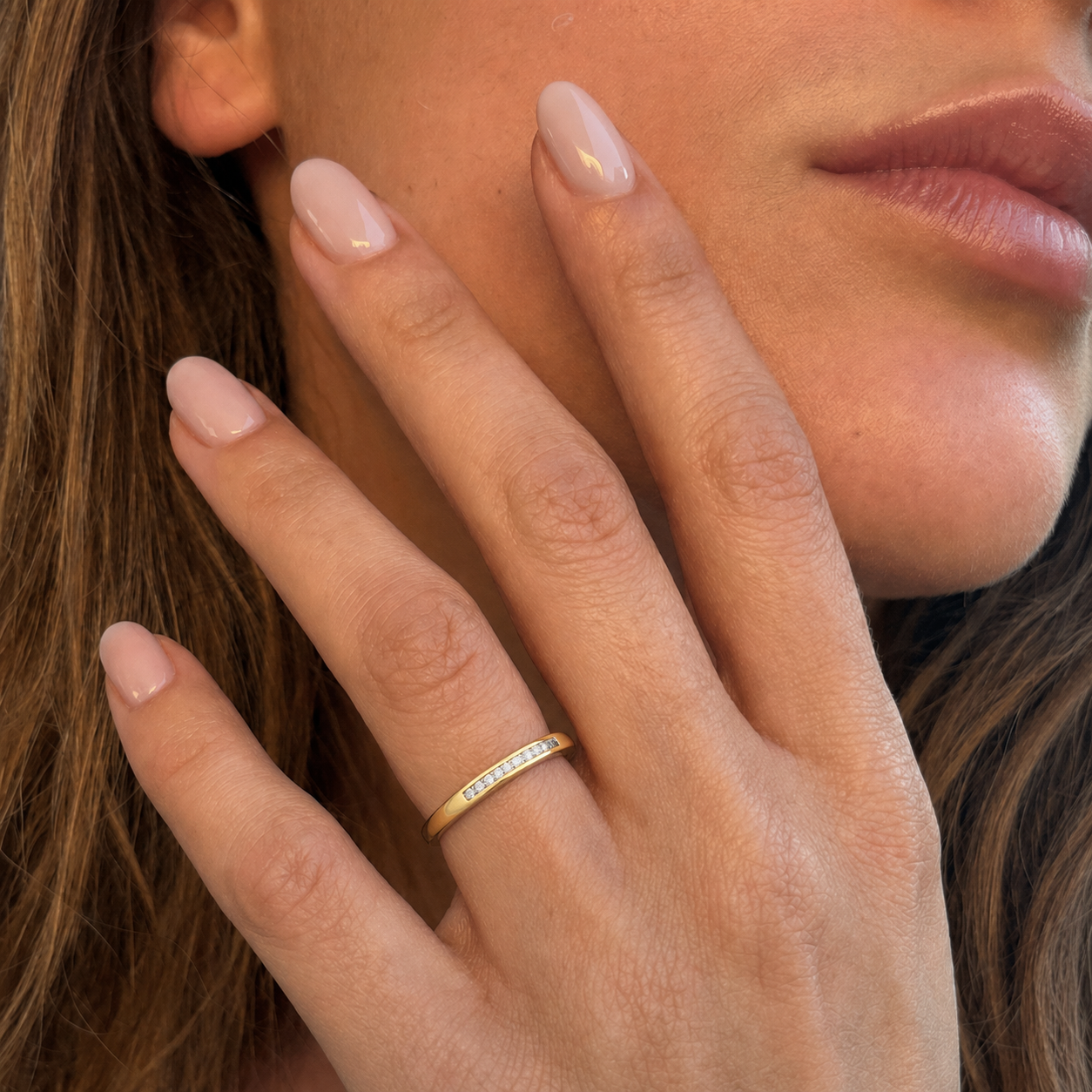 Anillo Oro Amarillo 18kt Diamantes 11 Pts-3