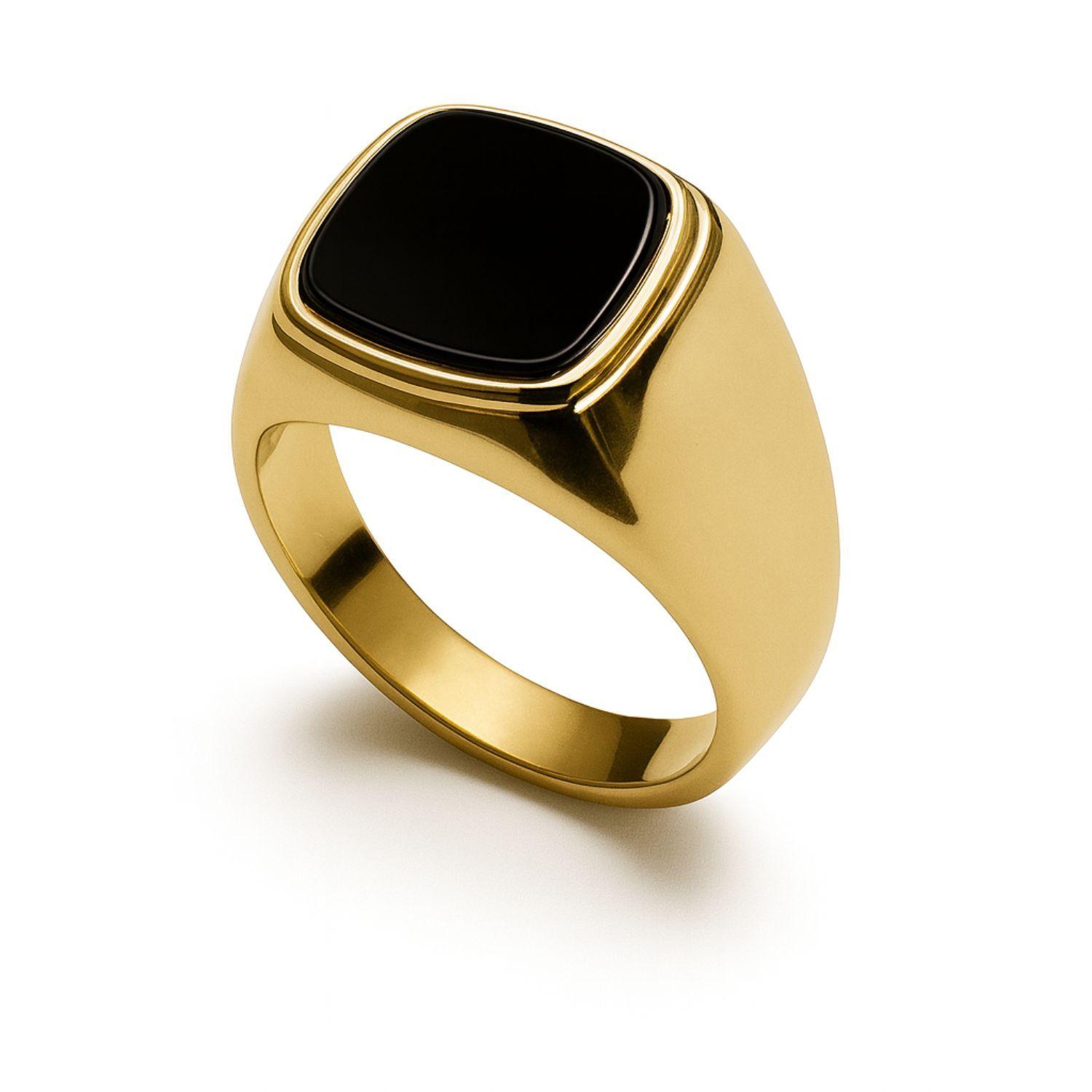 Anillo Oro 18kt Sello Ónix-2