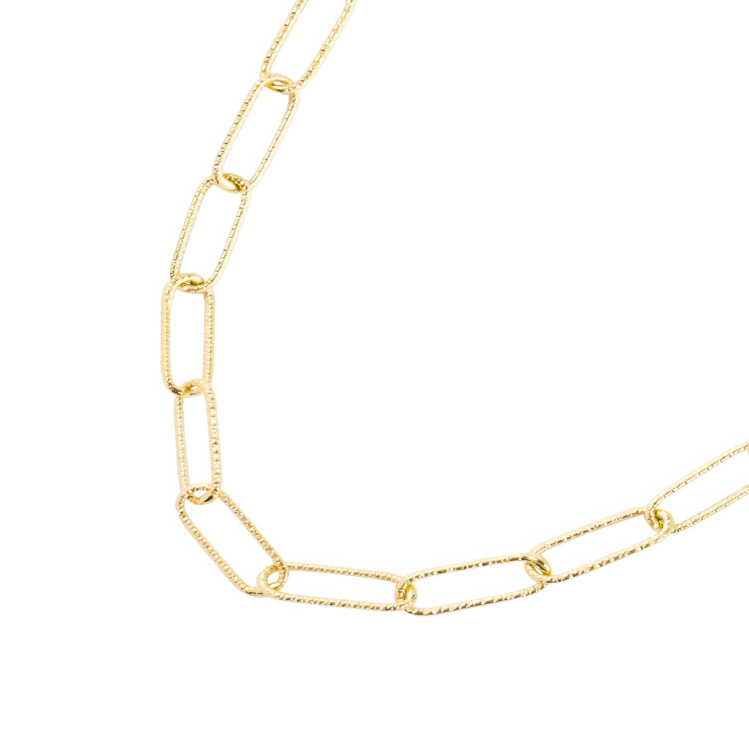 Collar Oro 18kt Eslabon Grande-1