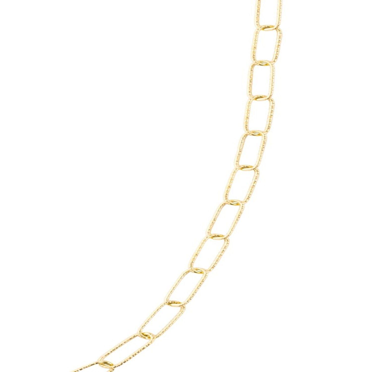 Collar Oro 18kt Eslabon Grande-2