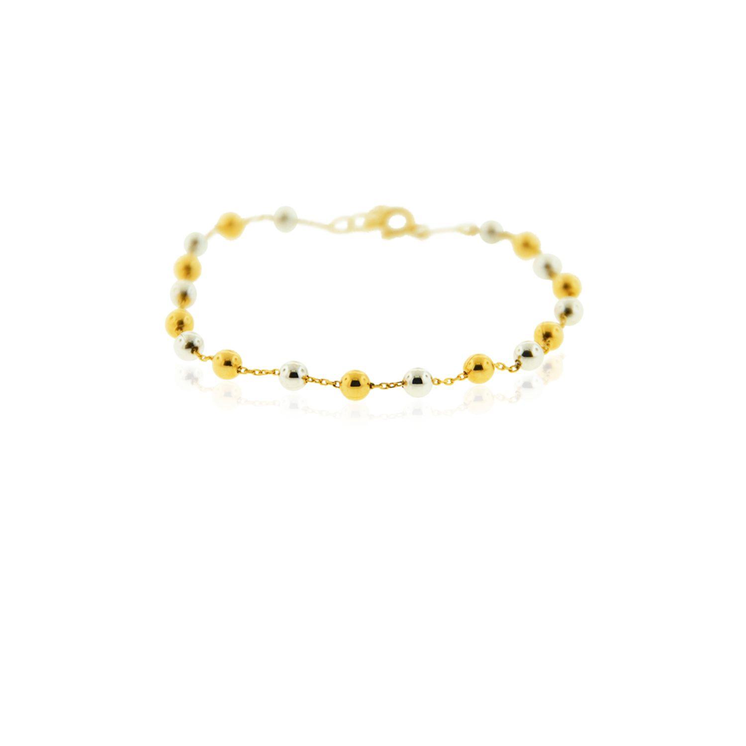 Pulsera de Oro 18kt Diseño Bicolor-2