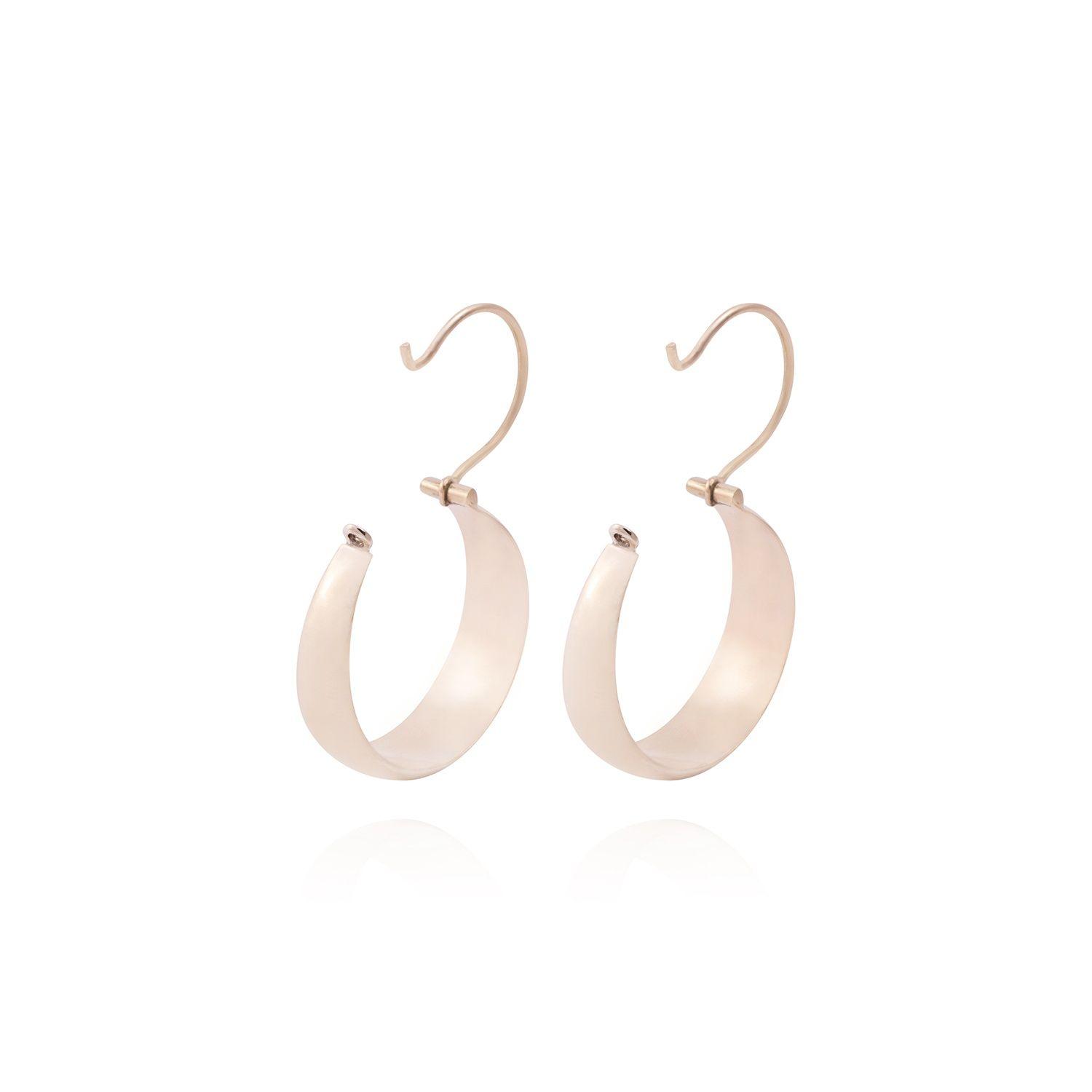 Aros Oro Miel 18kt  Bote 20mm-2