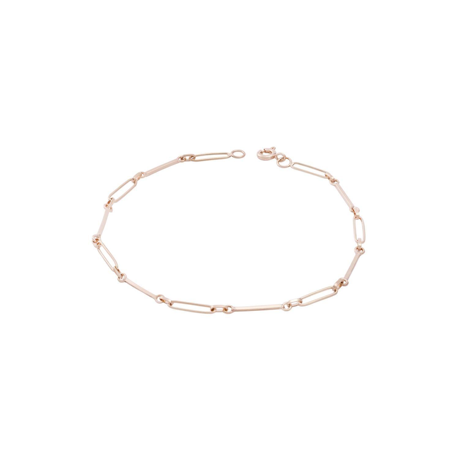Pulsera Oro Miel 18kt Barra-2