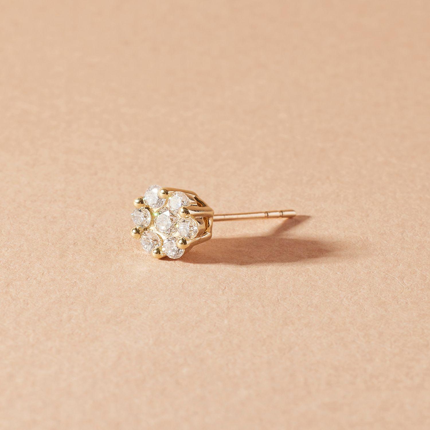 Aros de Oro 18kt con Diamantes 66 Pts Total | Danielle Costantini-2
