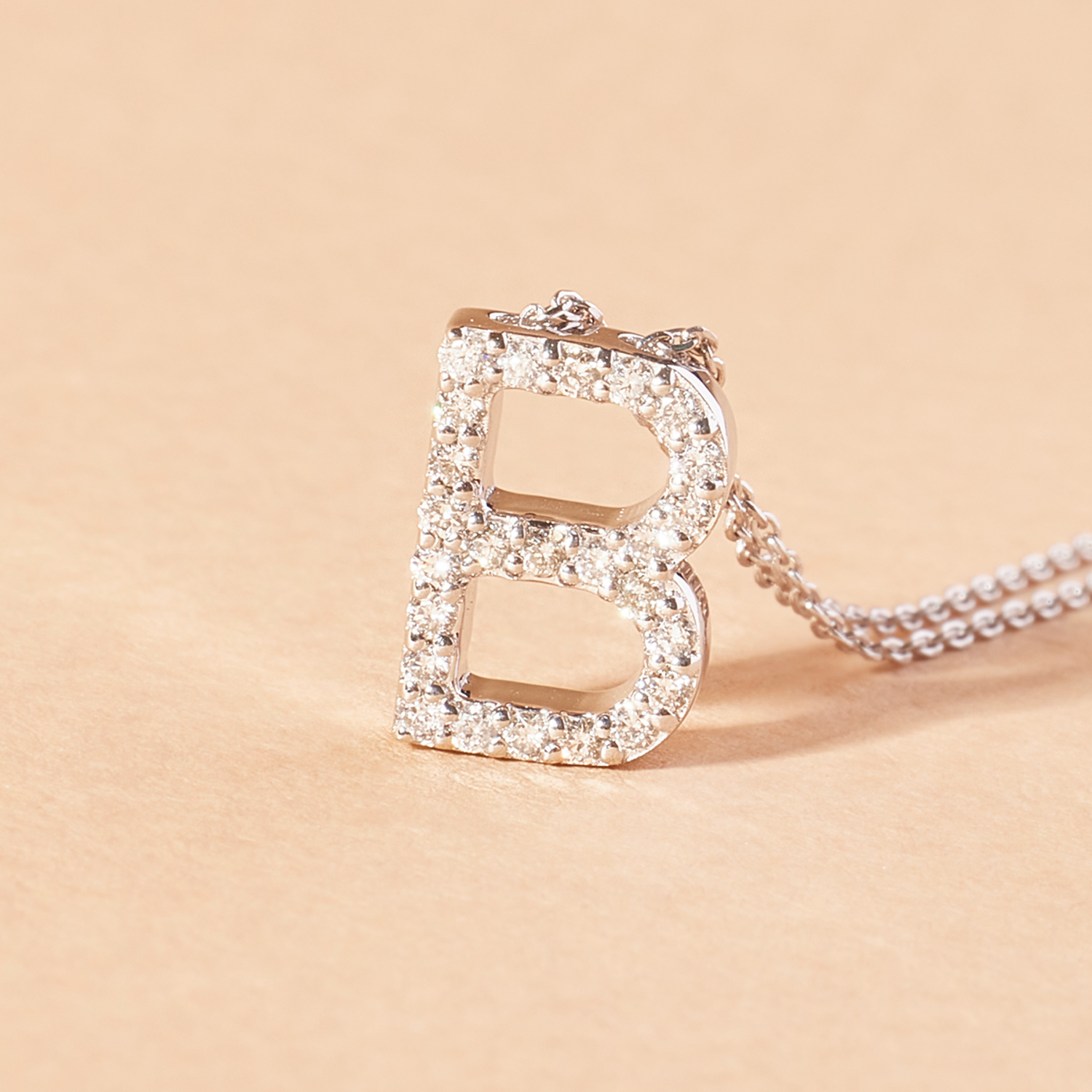 Collar de Oro Blanco 18kt Diamantes 14 Pts  - By Danielle Costantini-2